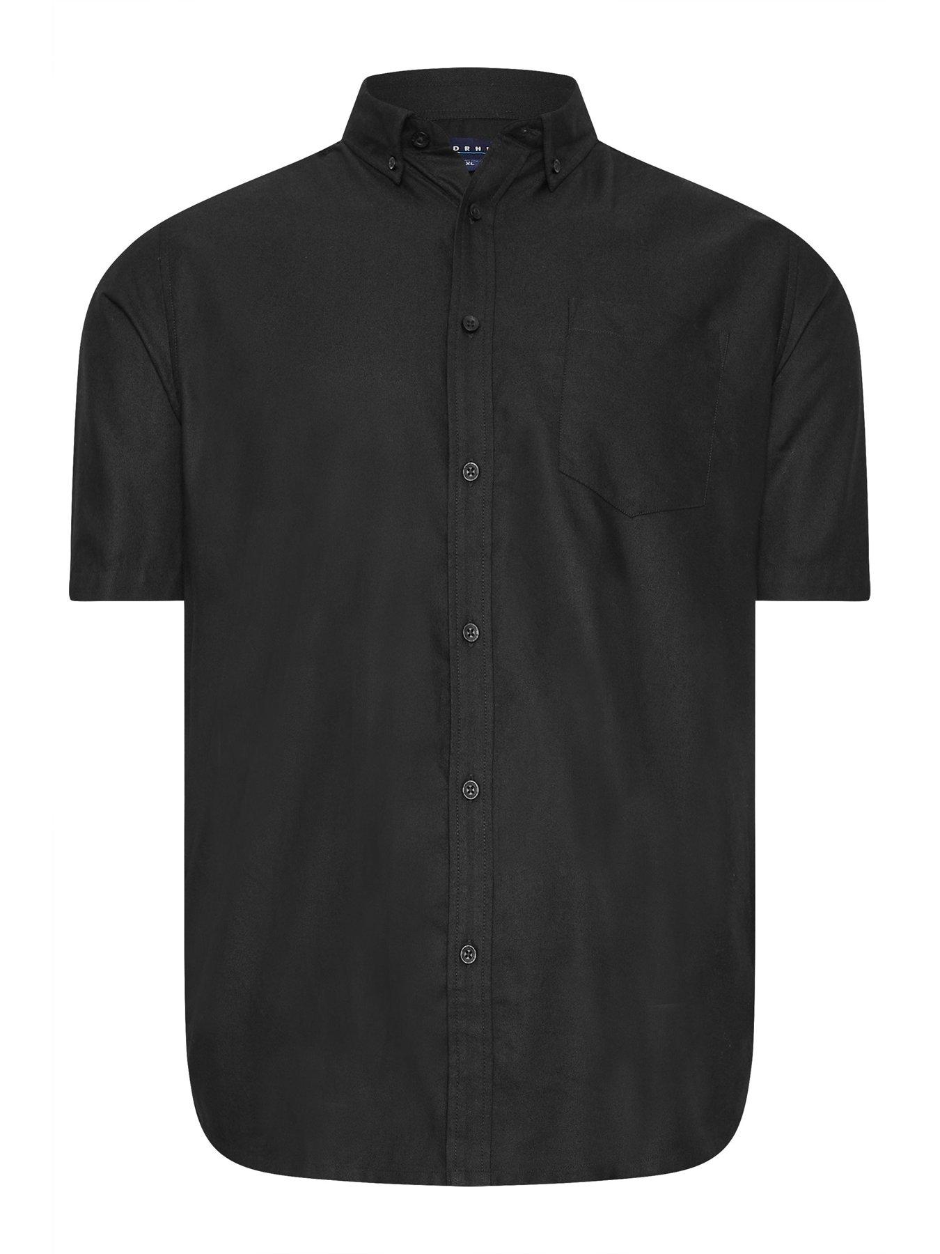 badrhino-oxford-short-sleeve-shirt-blackback