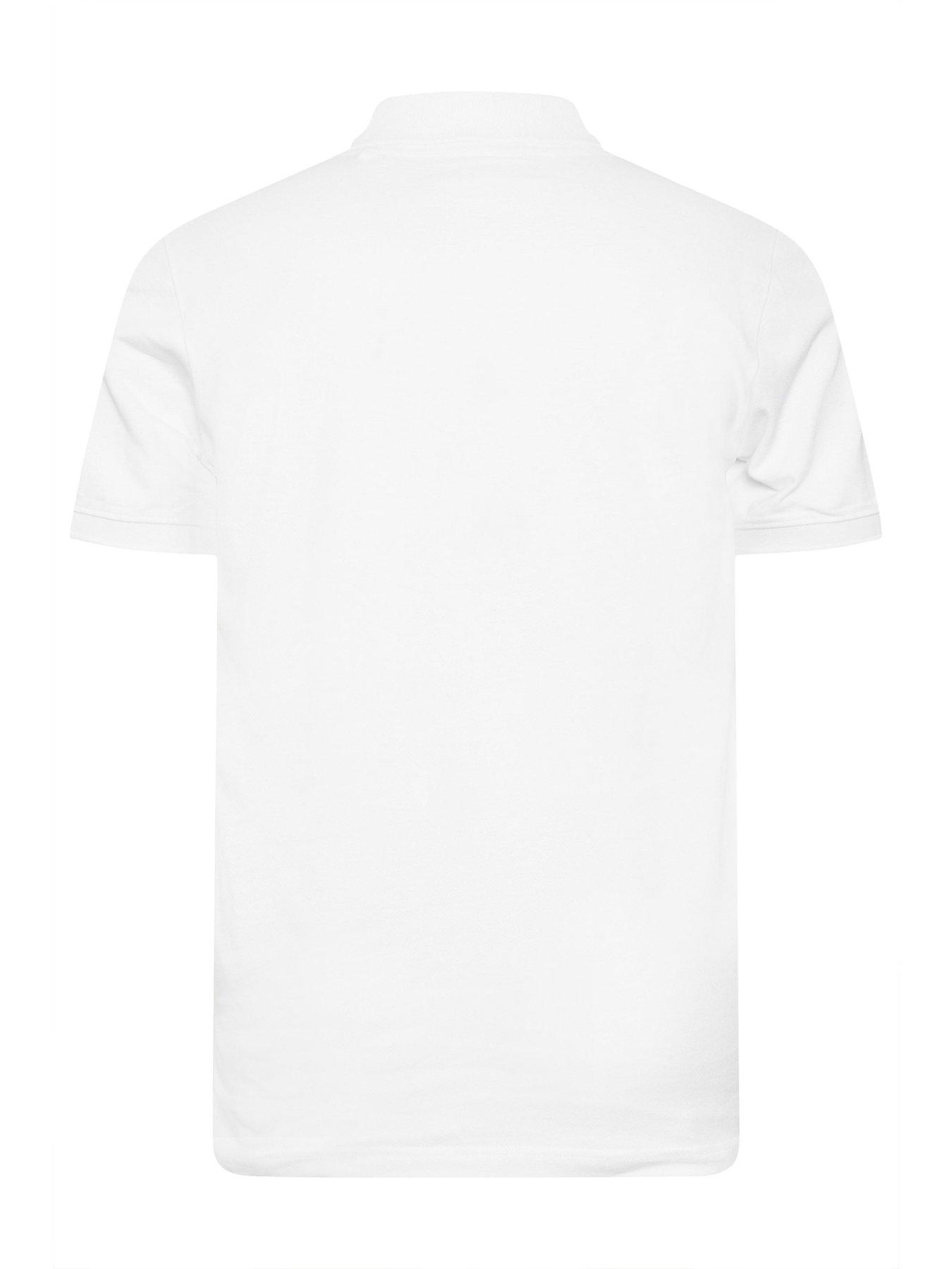 Image 2 of 3 of BadRhino Big &amp; Tall Short Sleeve Polo Shirt - White