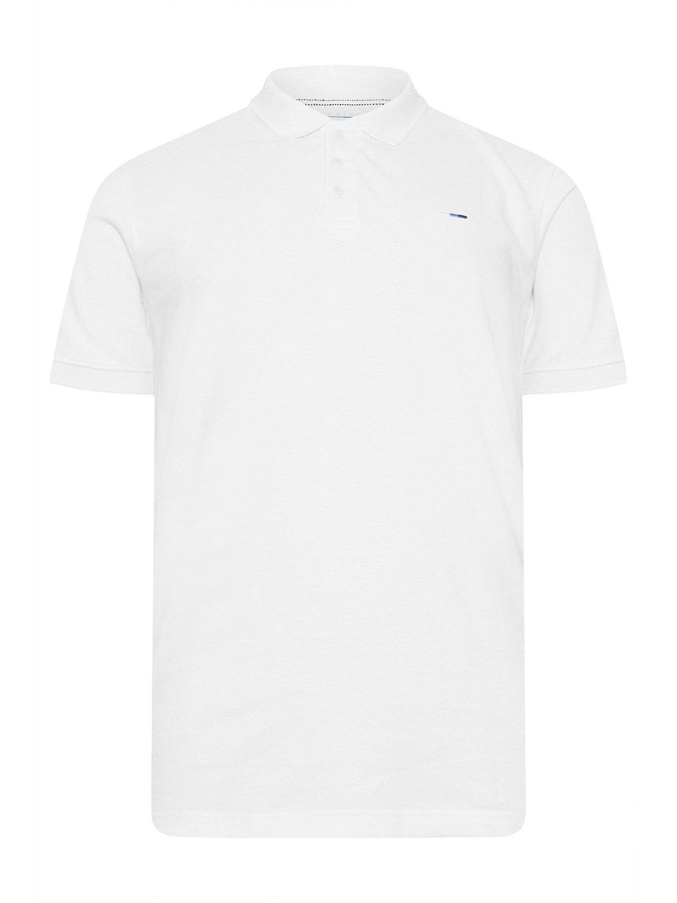 Image 3 of 3 of BadRhino Big &amp; Tall Short Sleeve Polo Shirt - White