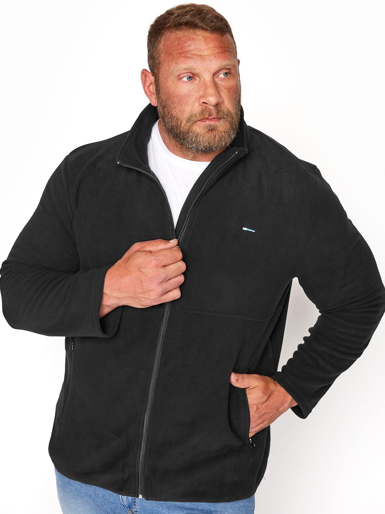 badrhino-zip-thru-fleece-jacket-black