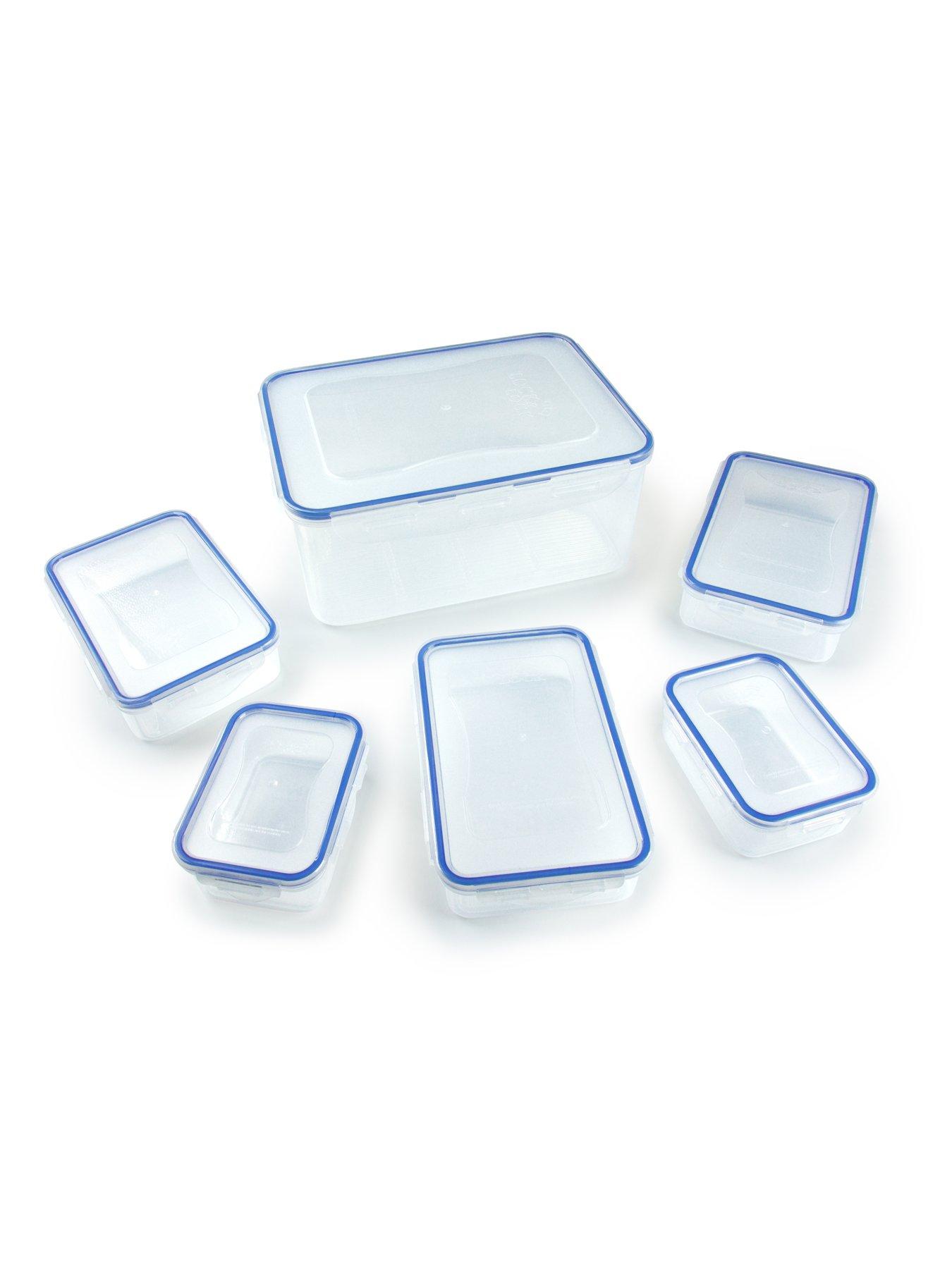 Image 3 of 4 of Lock and Lock 6pce Container Set - Rectangular 5.5lt With Freshness Tray/3 X 800ml/2 X 350ml