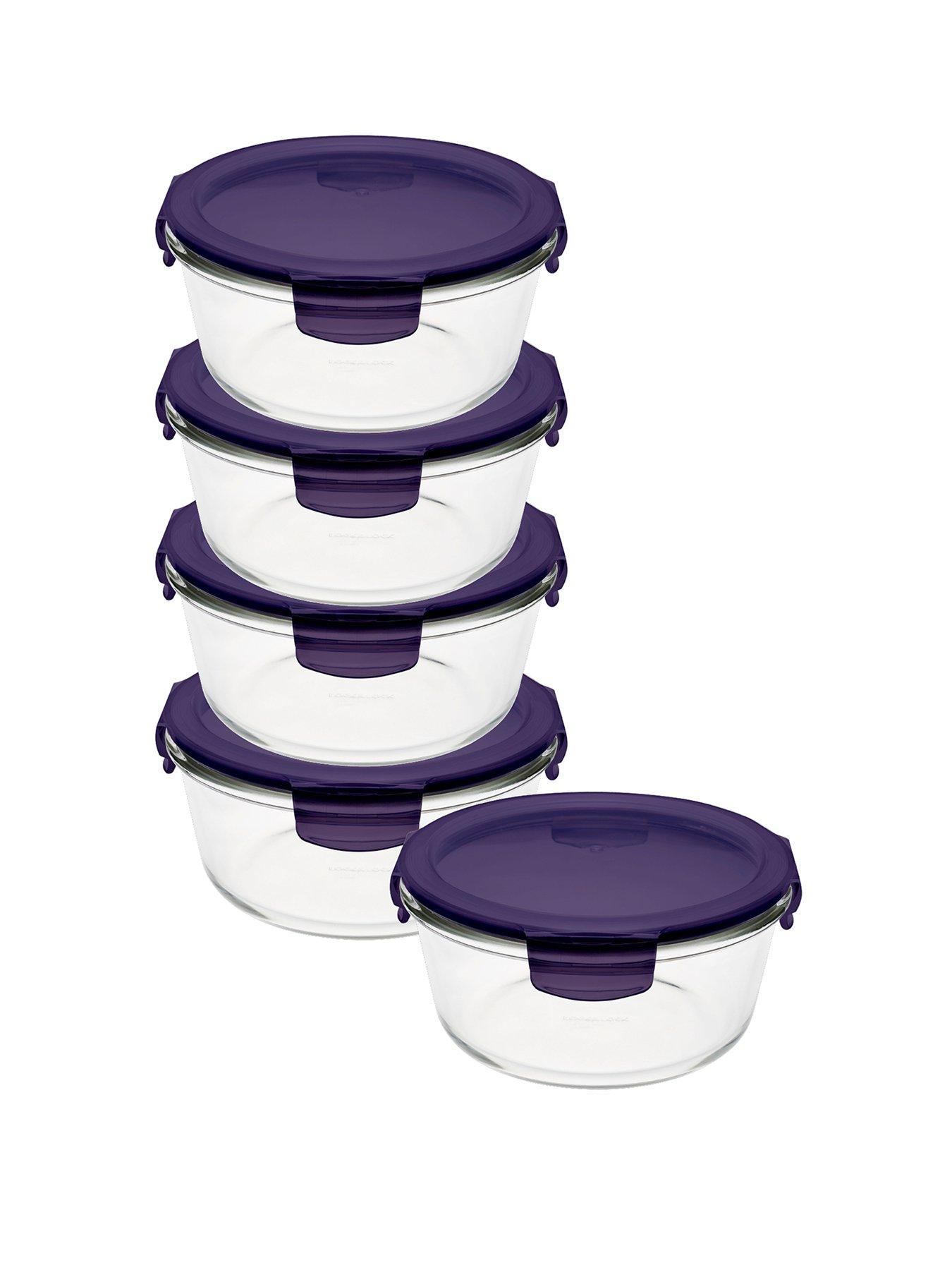 Image 2 of 6 of Lock and Lock Locknlock Ovenglass Round, 950ml Set Of 5