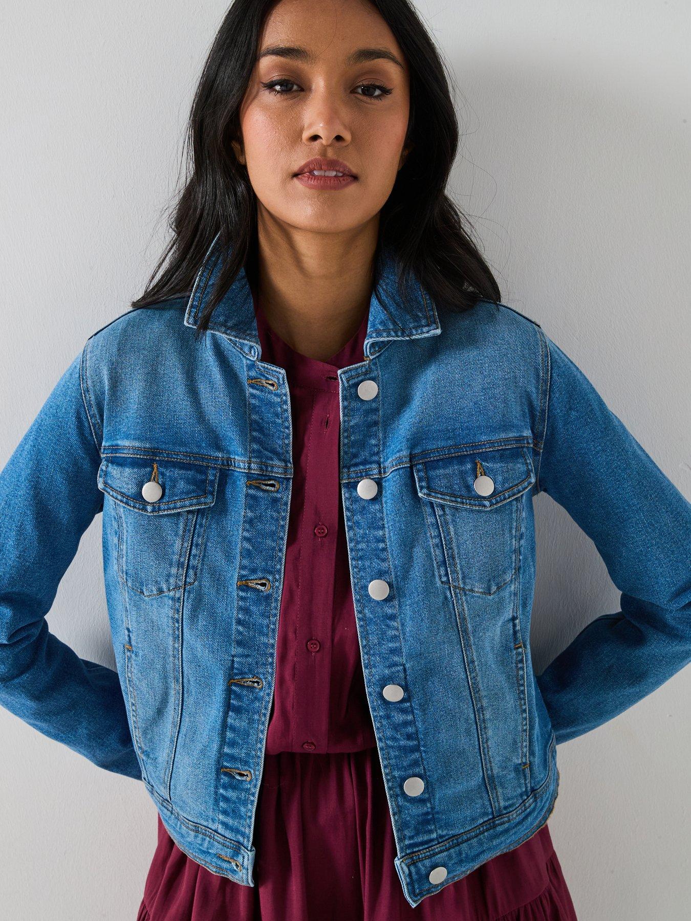 undefined Denim Western Jacket - Midi Wash