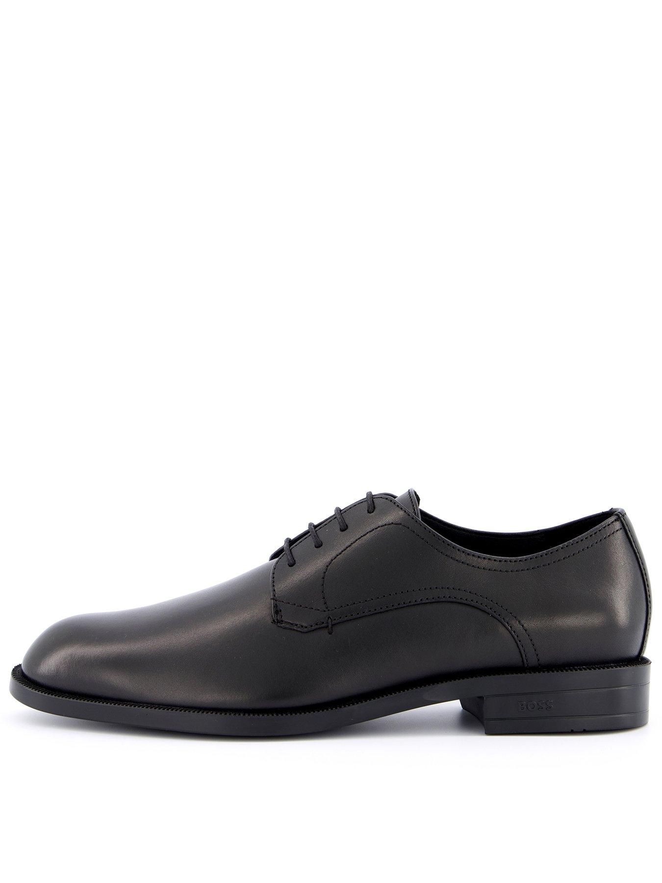 boss-tayil-leather-lace-derby-shoes--black