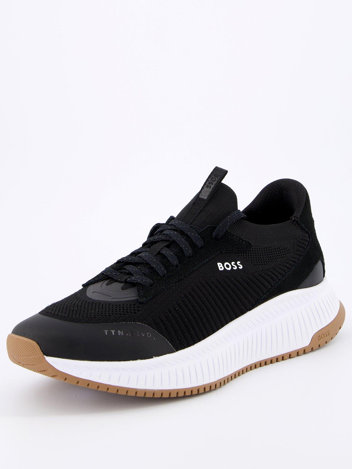 boss-ttnm-evo-knitted-runner--blackwhitestillFront