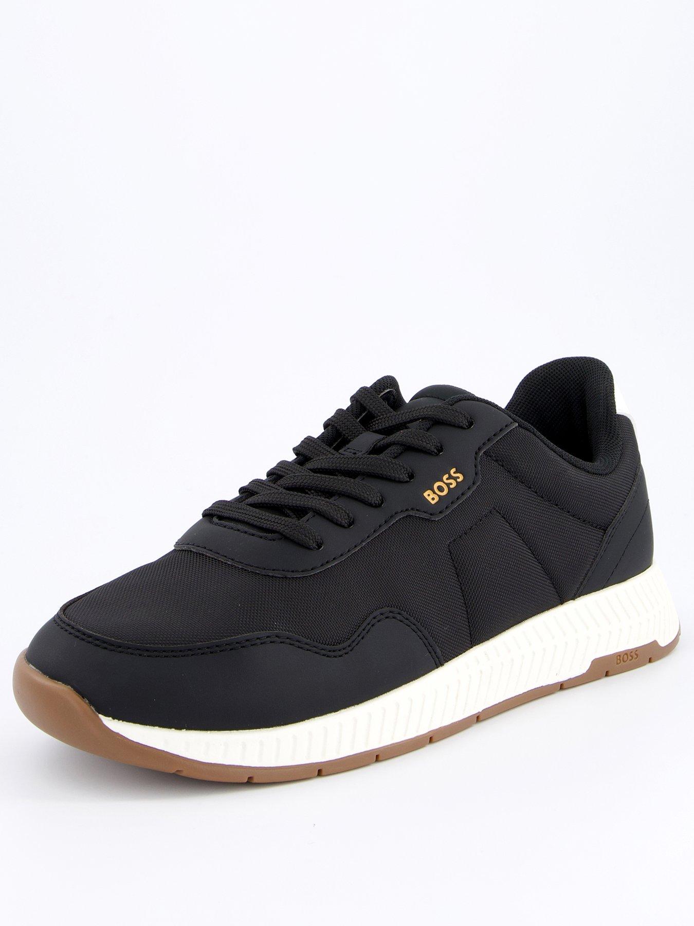 boss-titanium-nylonleather-lace-runner--blackstillFront