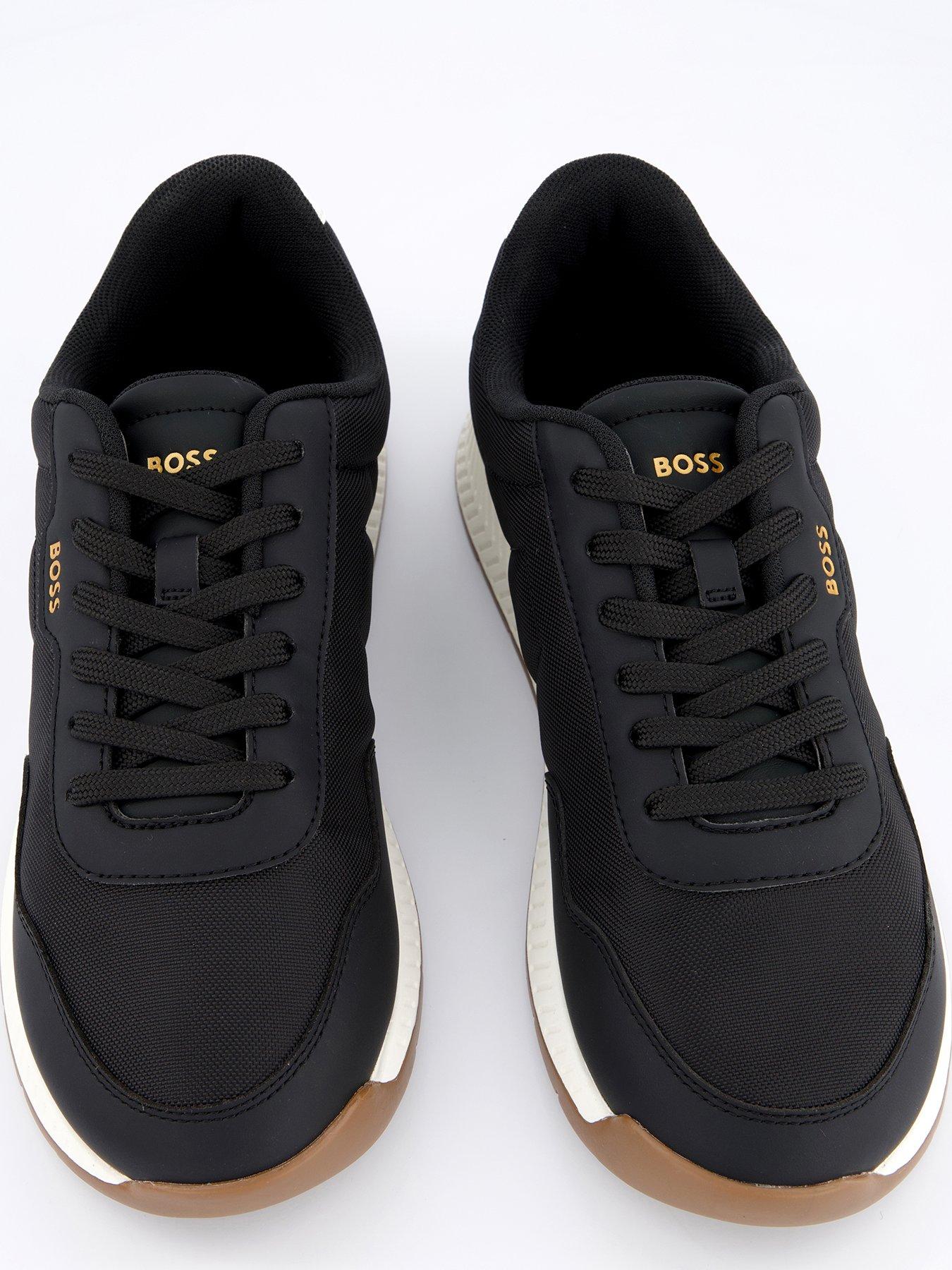 boss-titanium-nylonleather-lace-runner--blackoutfit