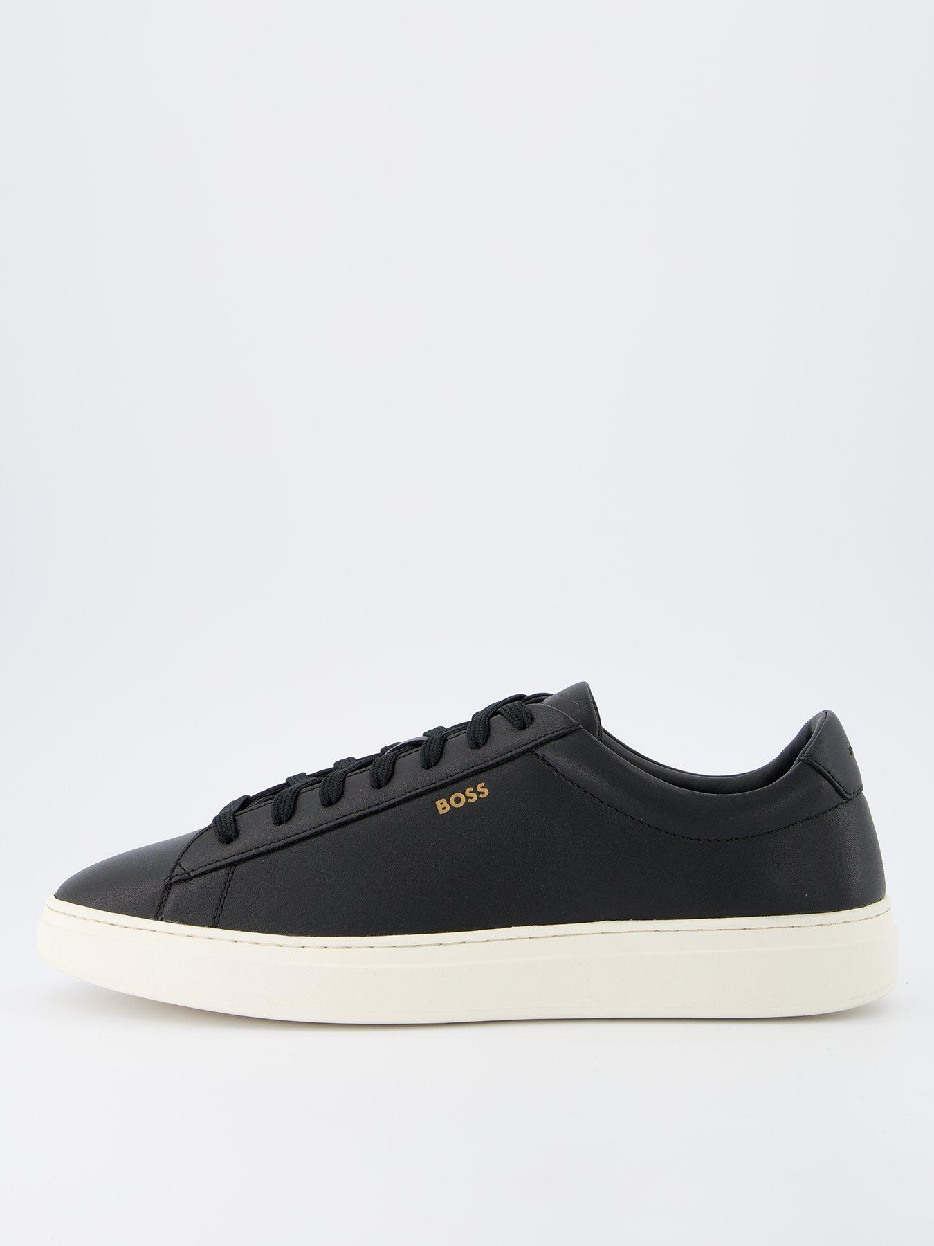 boss-kieran-gold-logo-leather-lace-sneaker--blackwhite