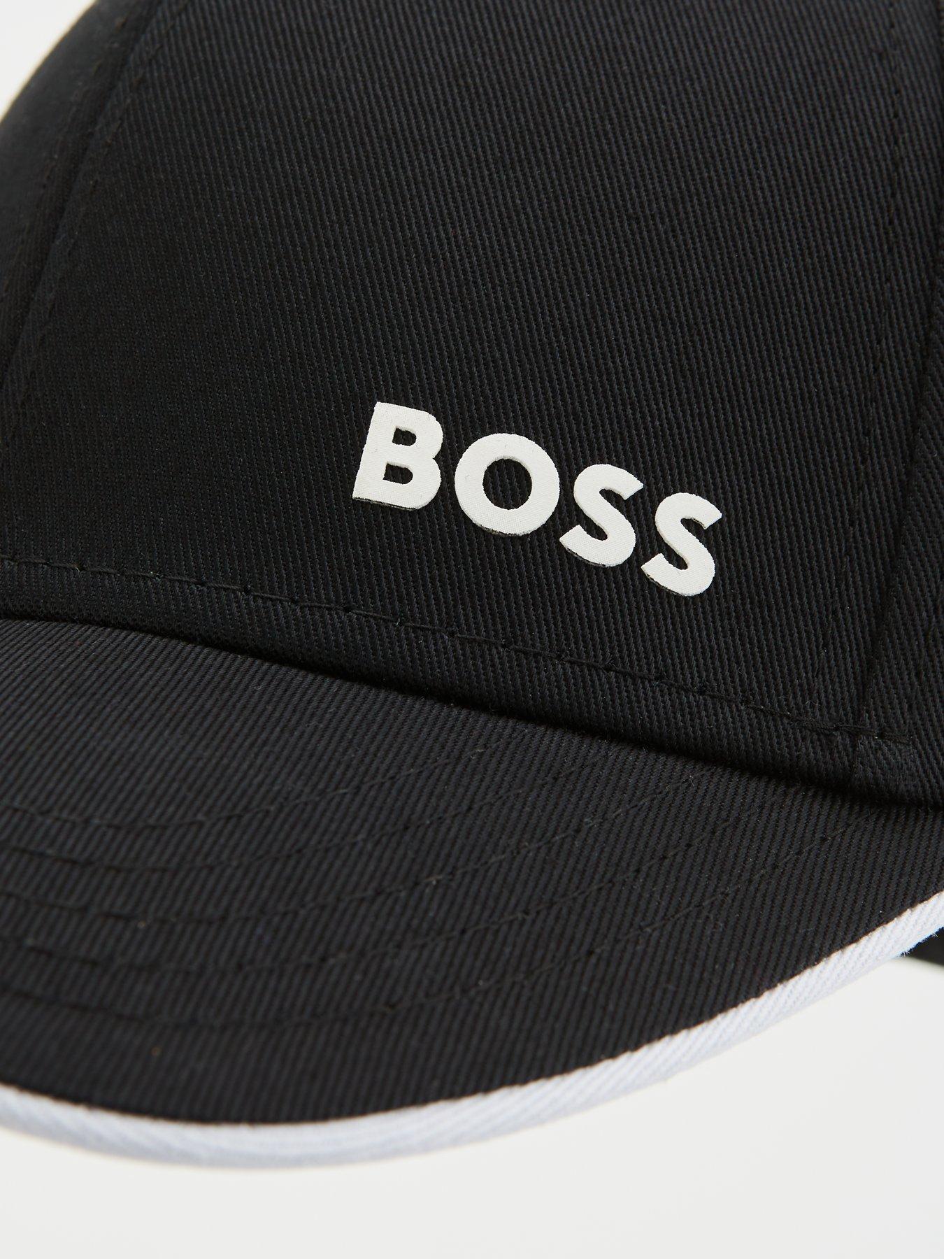 Image 3 of 4 of BOSS Bold Small Logo Baseball Cap- Black