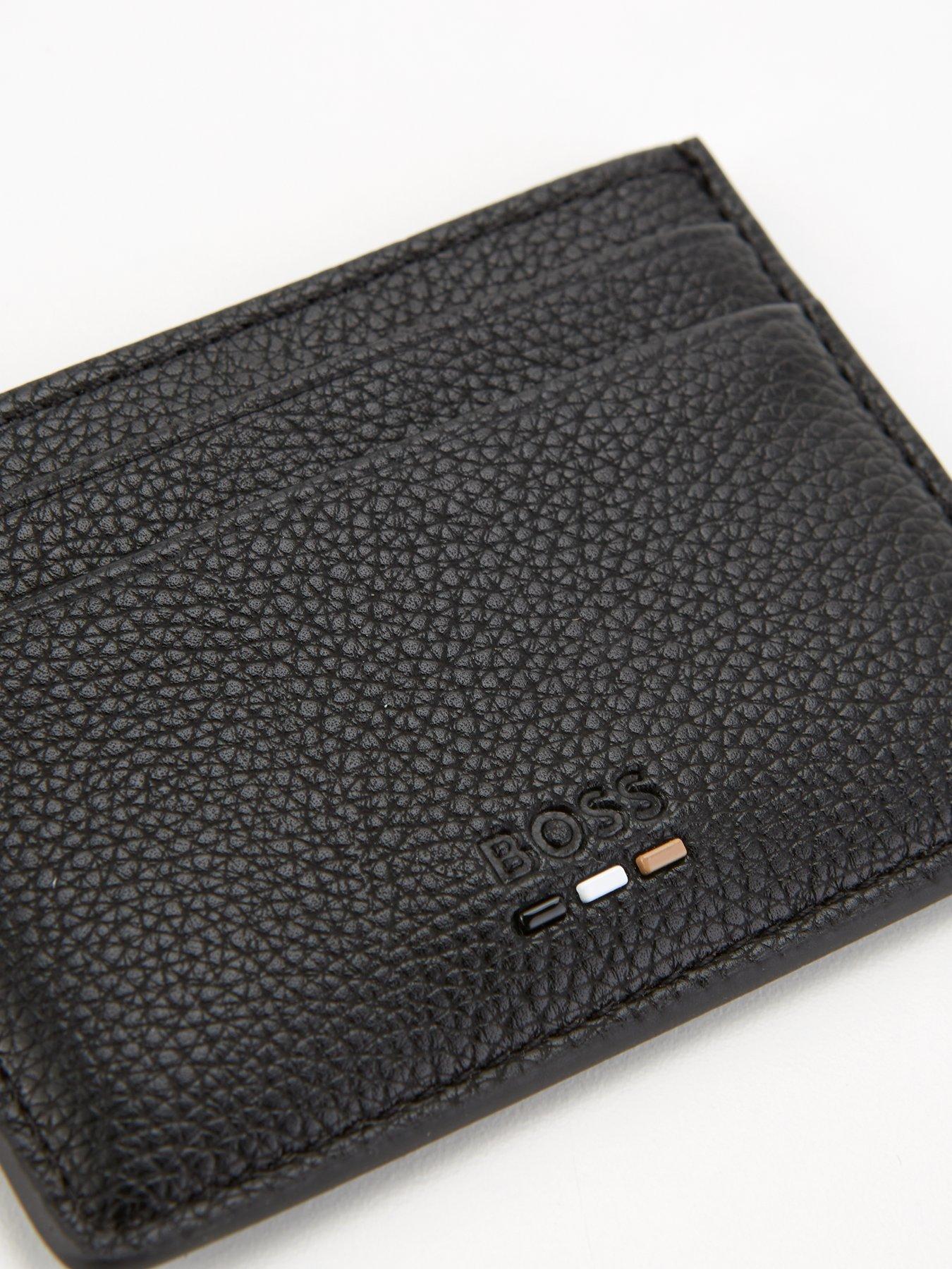 Image 3 of 4 of BOSS Ray&nbsp;&nbsp;Corporate Logo Card Holder- Black