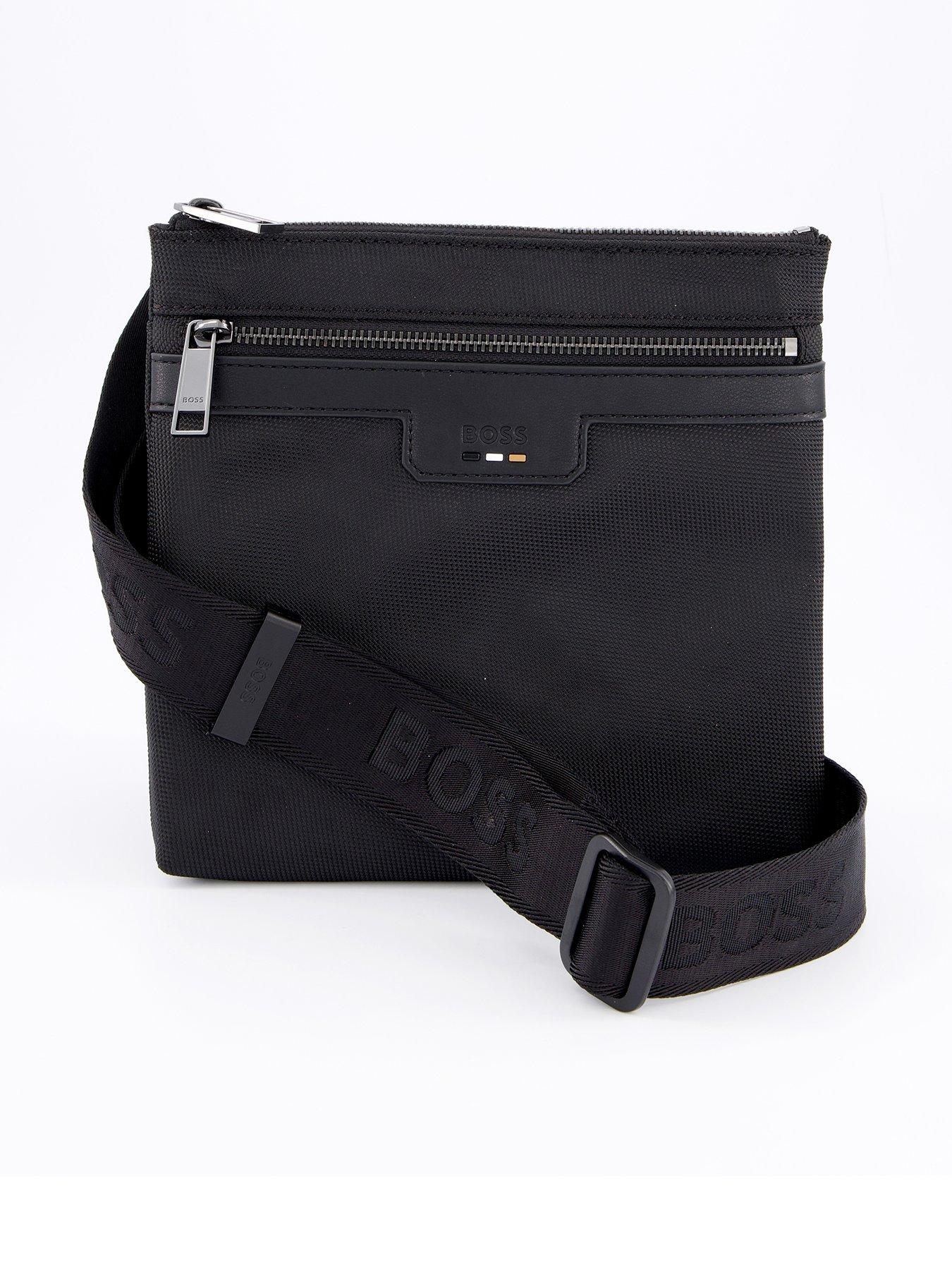 boss-ray-corporate-logo-nylon-envelope-messenger-bag--black