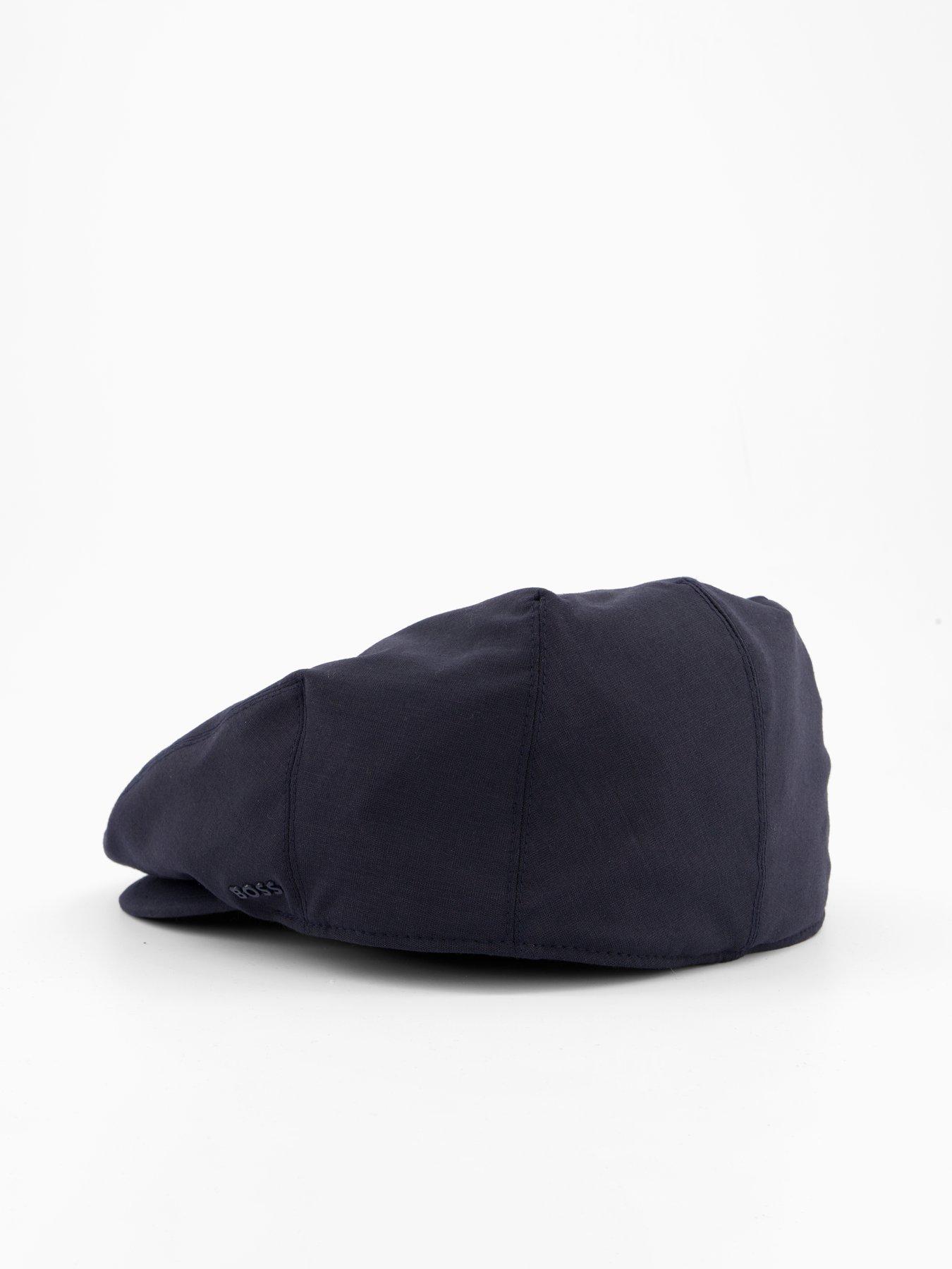 Image 4 of 4 of BOSS Stefaan Tech Wool Flat Cap - Navy
