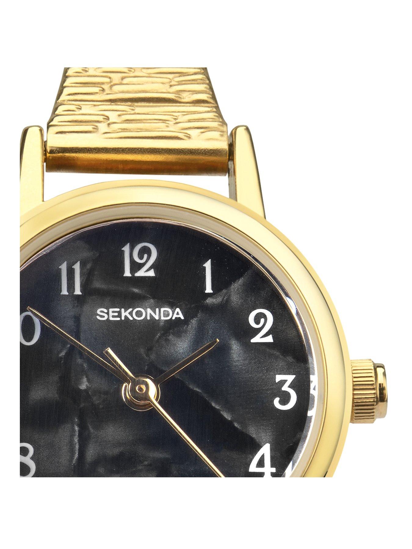 sekonda-sekonda-womens-connolly-gold-stainless-steel-bracelet-with-black-dial-analogue-watchstillFront