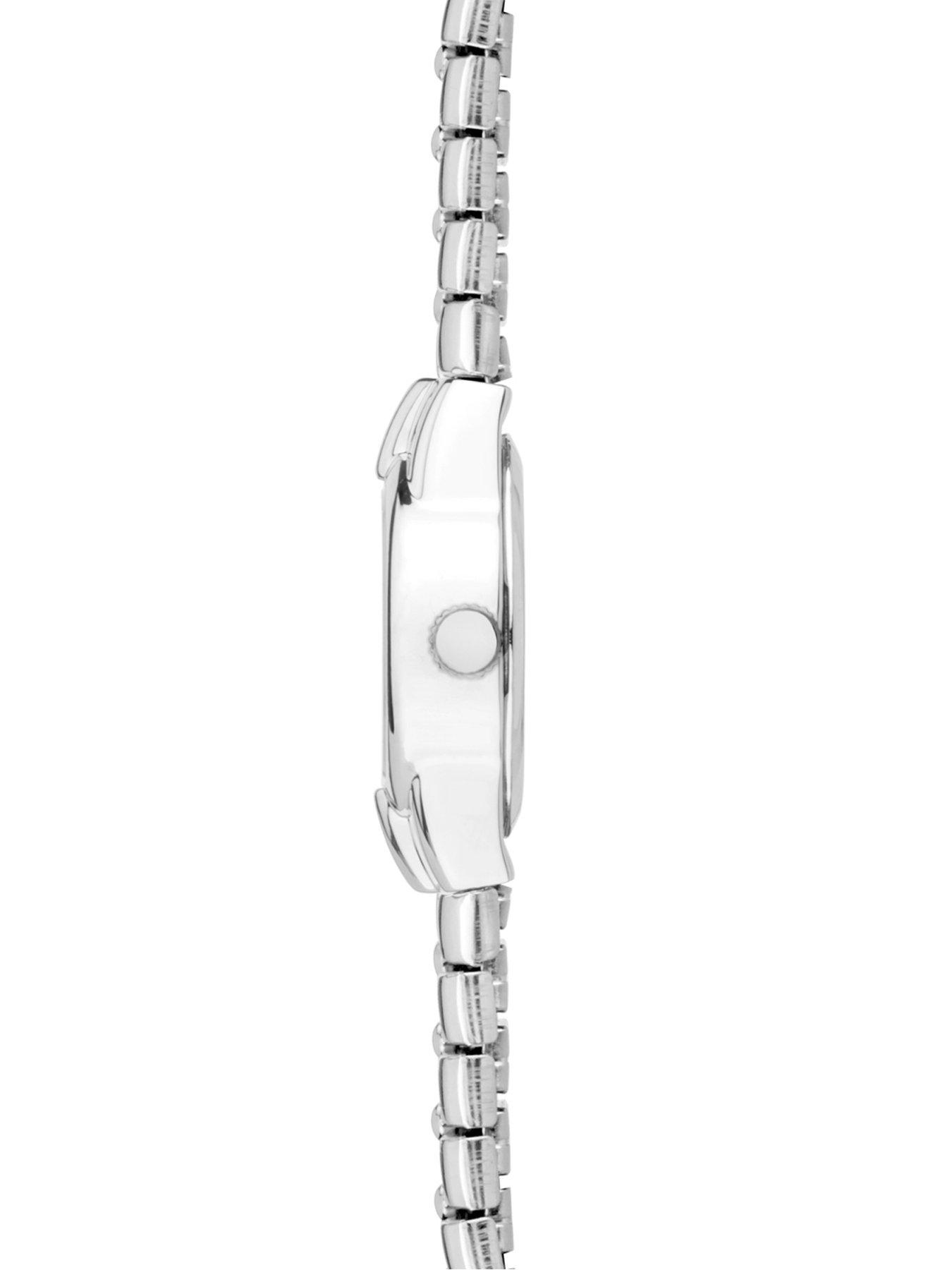 Image 5 of 7 of Sekonda Sekonda Womens Newton Silver Stainless Steel Bracelet with Black Dial Analogue Watch
