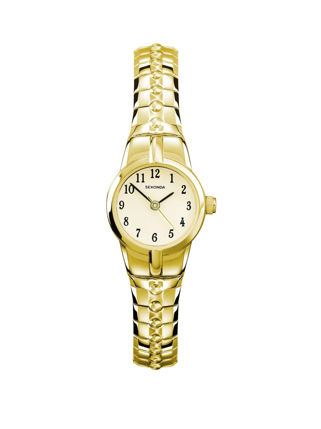 Sekonda Sekonda Womens Newton Gold Stainless Steel Bracelet with Cream Dial Analogue Watch