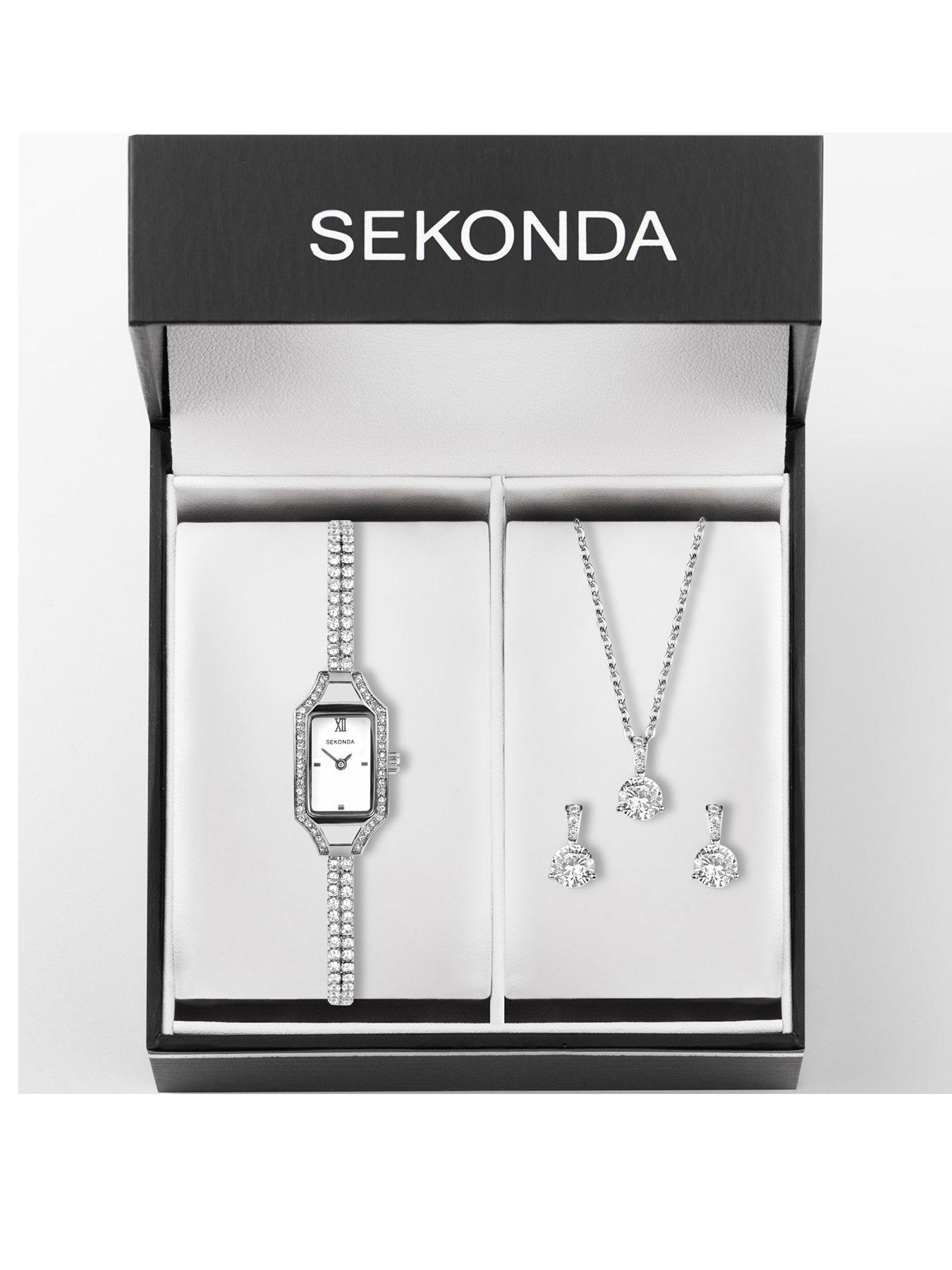 sekonda-sekonda-womens-gatsby-silver-brass-bracelet-with-silver-white-dial-analogue-gift-setstillFront