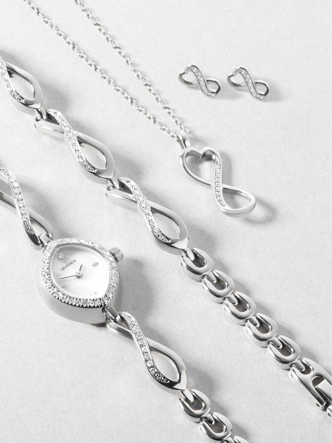 sekonda-sekonda-womens-infinity-silver-alloy-bracelet-with-white-dial-analogue-gift-setoutfit