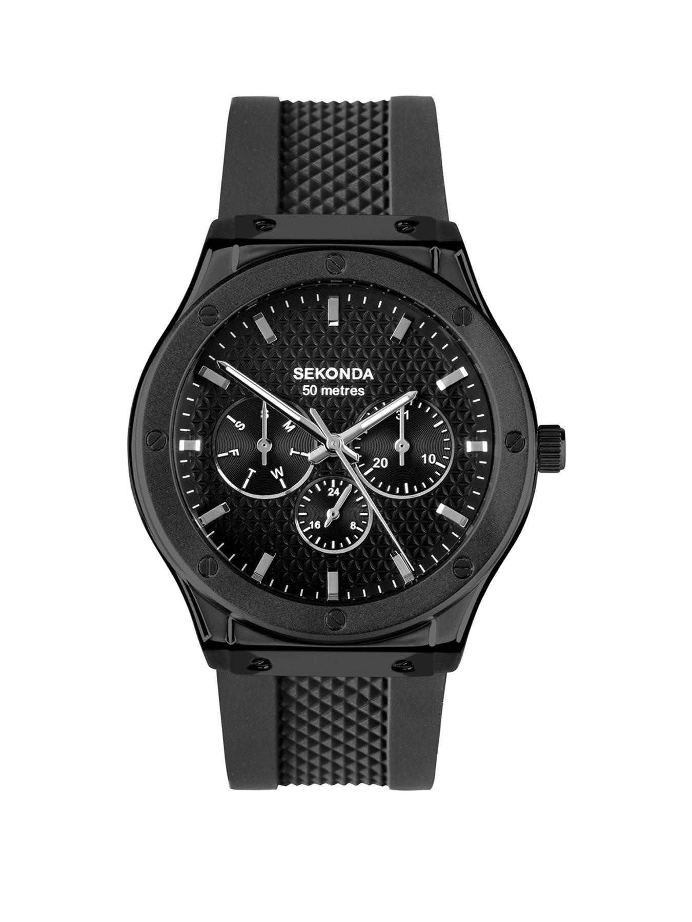 sekonda-sekonda-mens-titan-black-silicone-bracelet-with-black-dial-analogue-watch