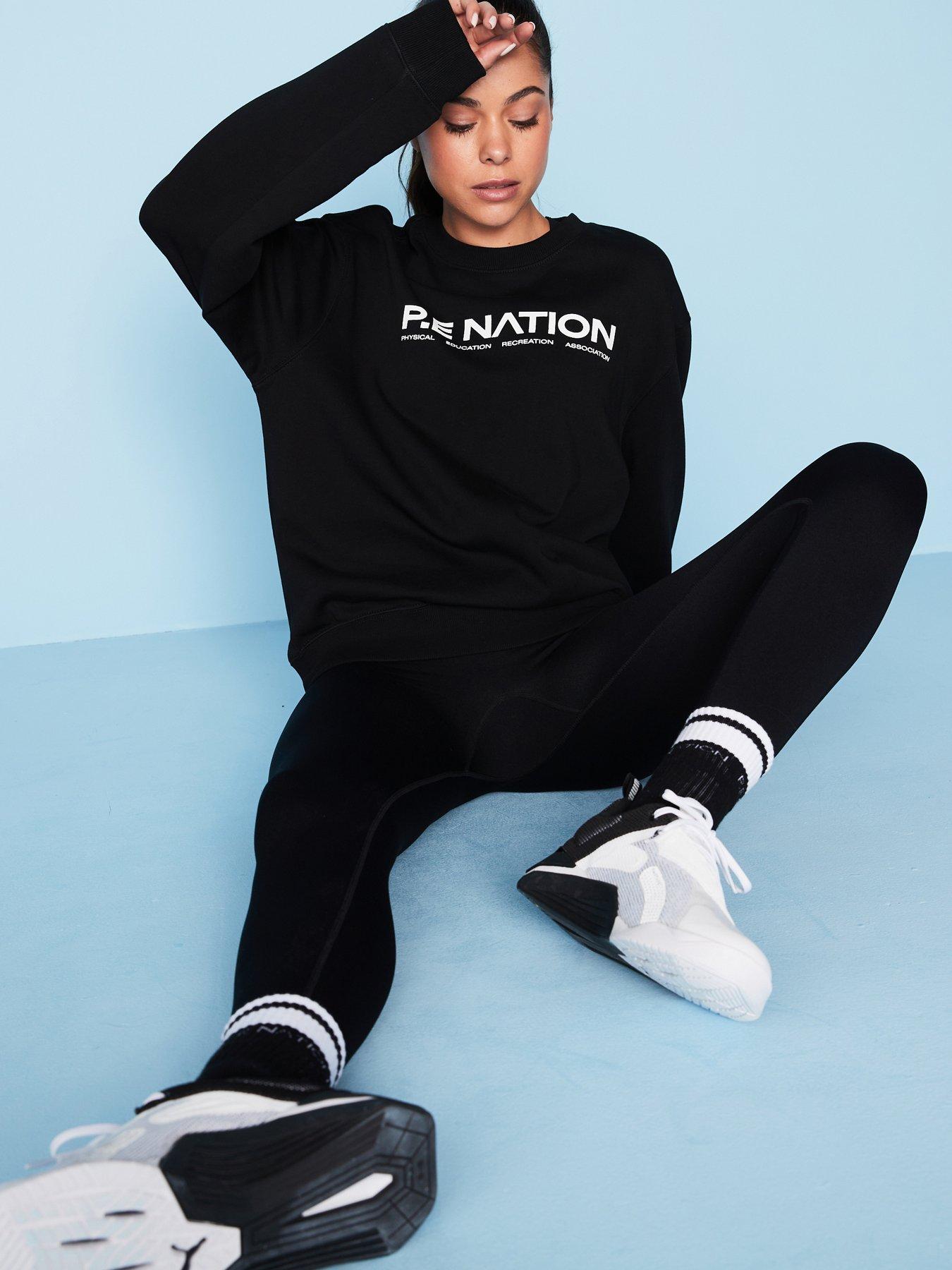 P.E Nation Womens Training Qualify Sweatshirt - Black