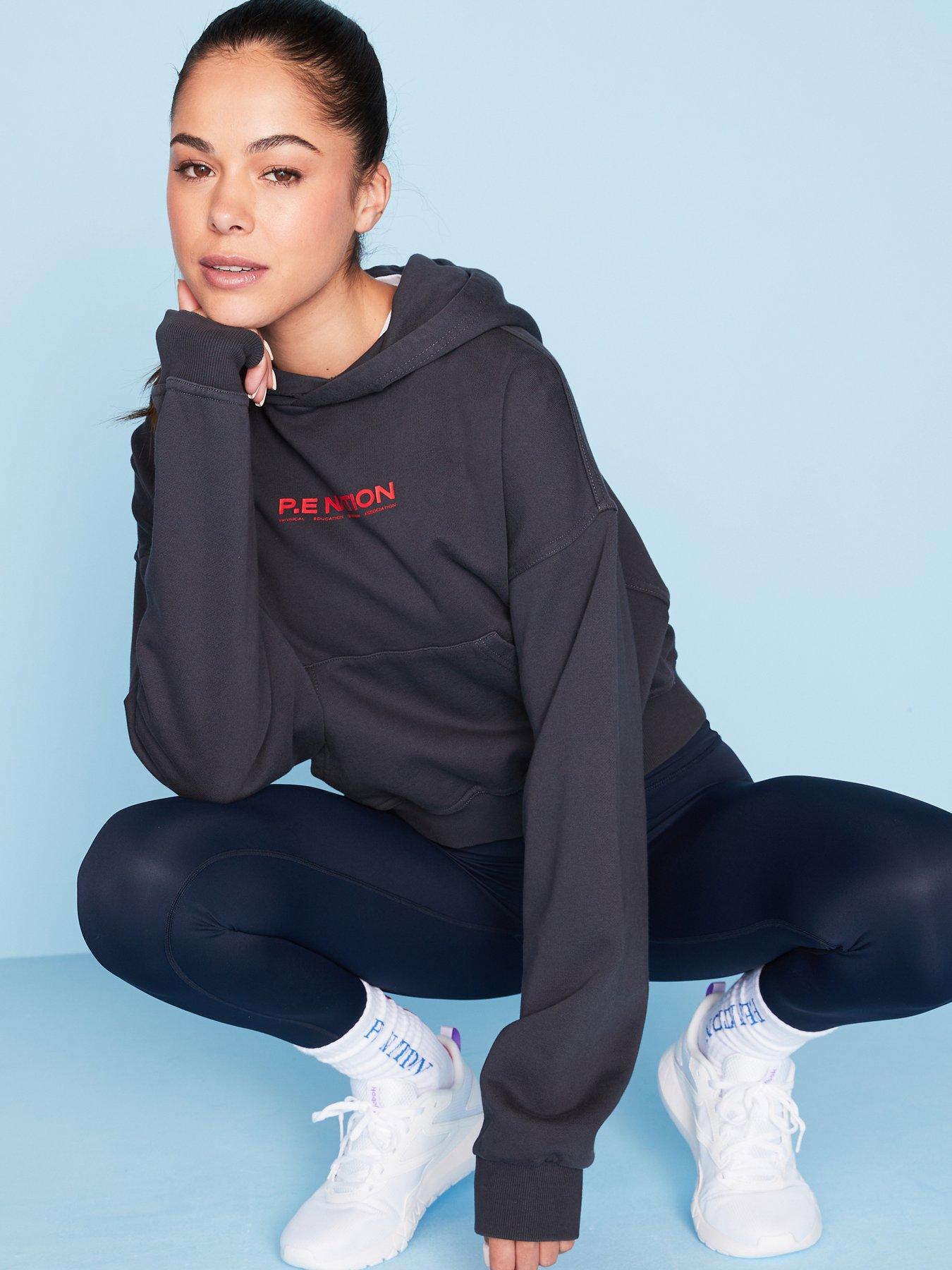 P.E Nation Womens Training Transition Hoodie - Black