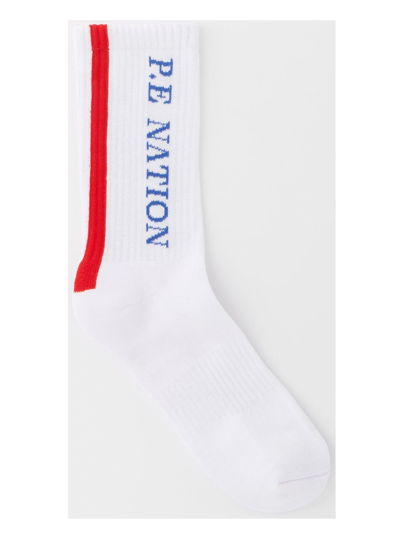 Image 1 of 3 of P.E Nation Womens Training Industry Sock - White