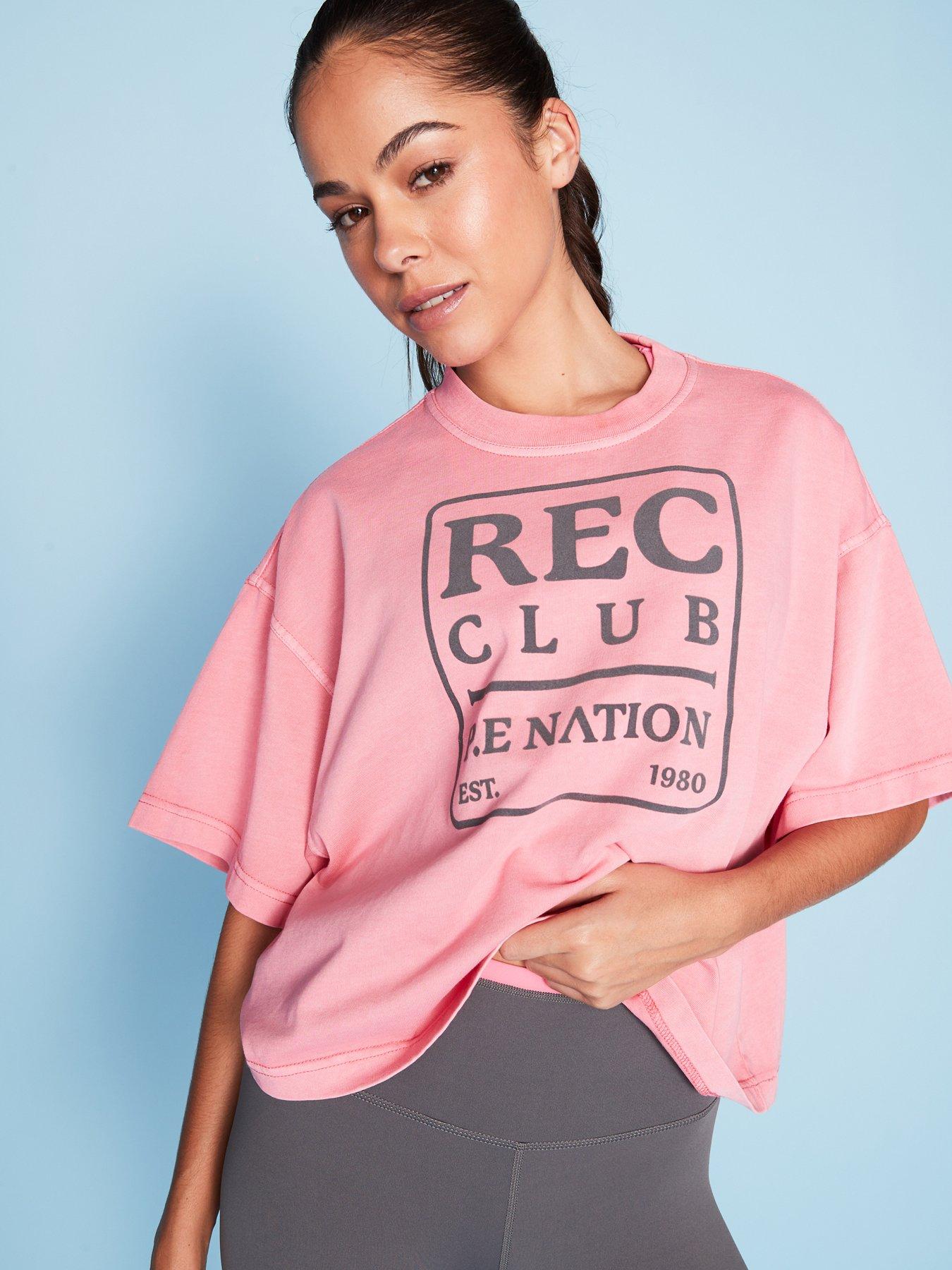 Image 5 of 6 of P.E Nation Womens Training Rally T-Shirt - Pink