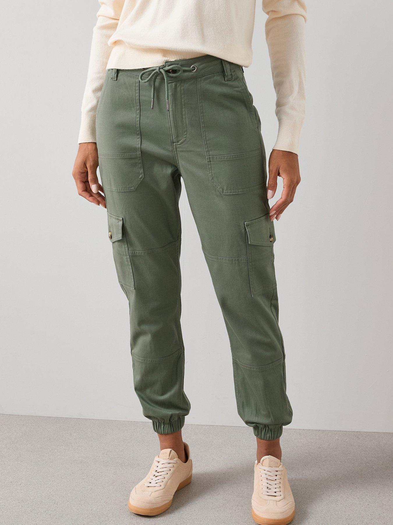 Image 1 of 7 of The Very Collection Cargo Joggers - Khaki