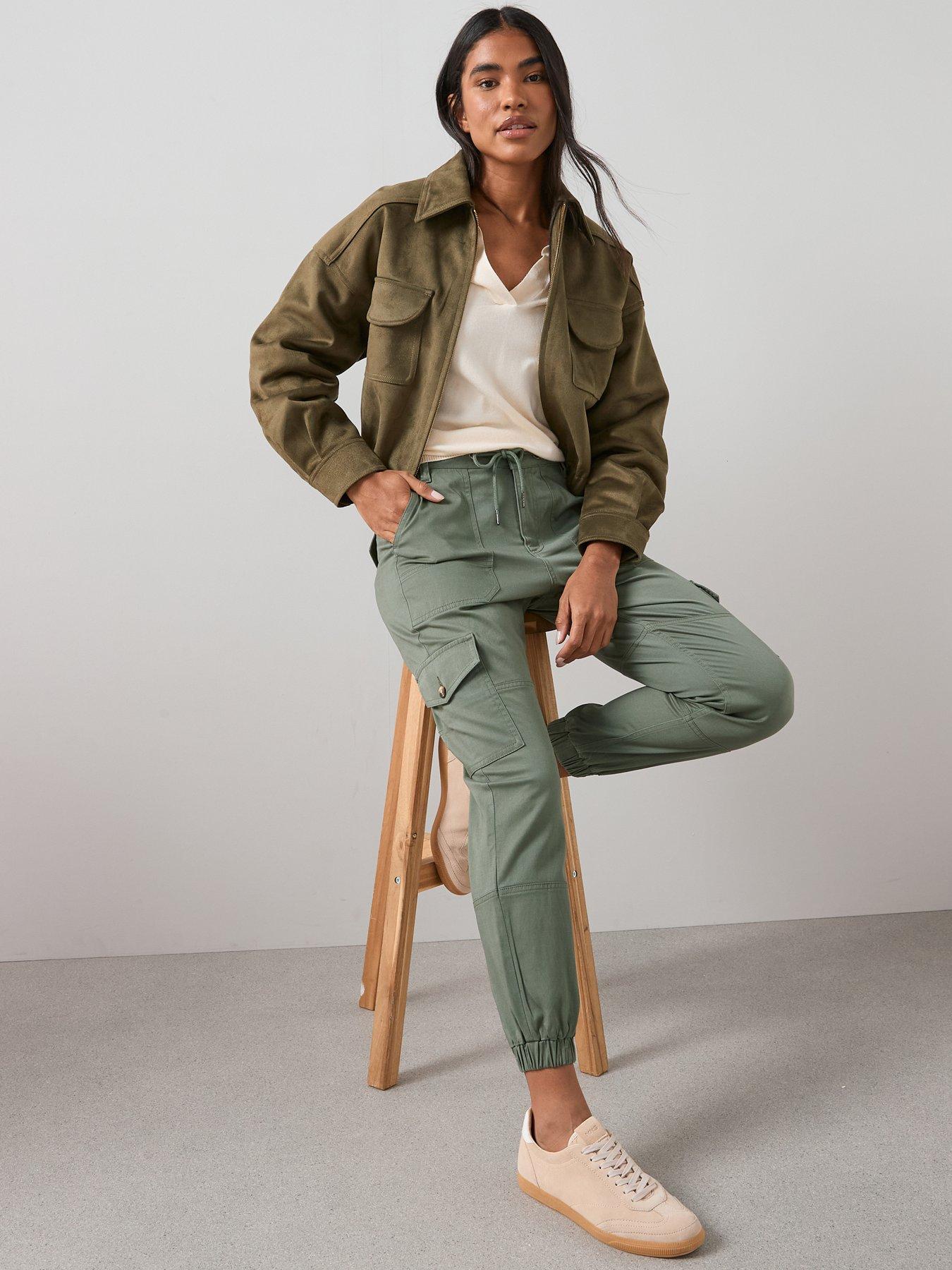 Image 5 of 7 of The Very Collection Cargo Joggers - Khaki