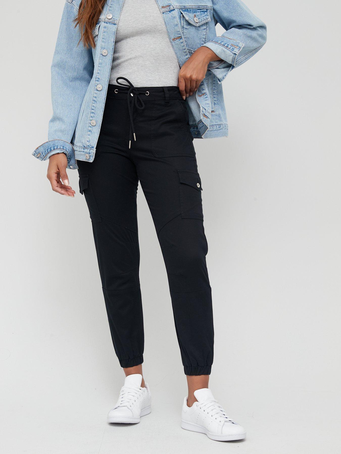 the-very-collection-cargo-trouser-black