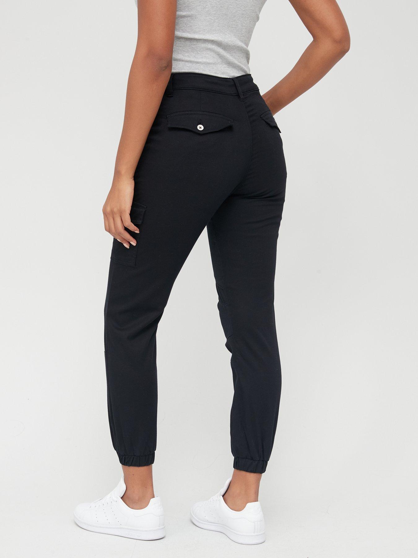 Image 2 of 6 of The Very Collection Cargo Joggers - Black