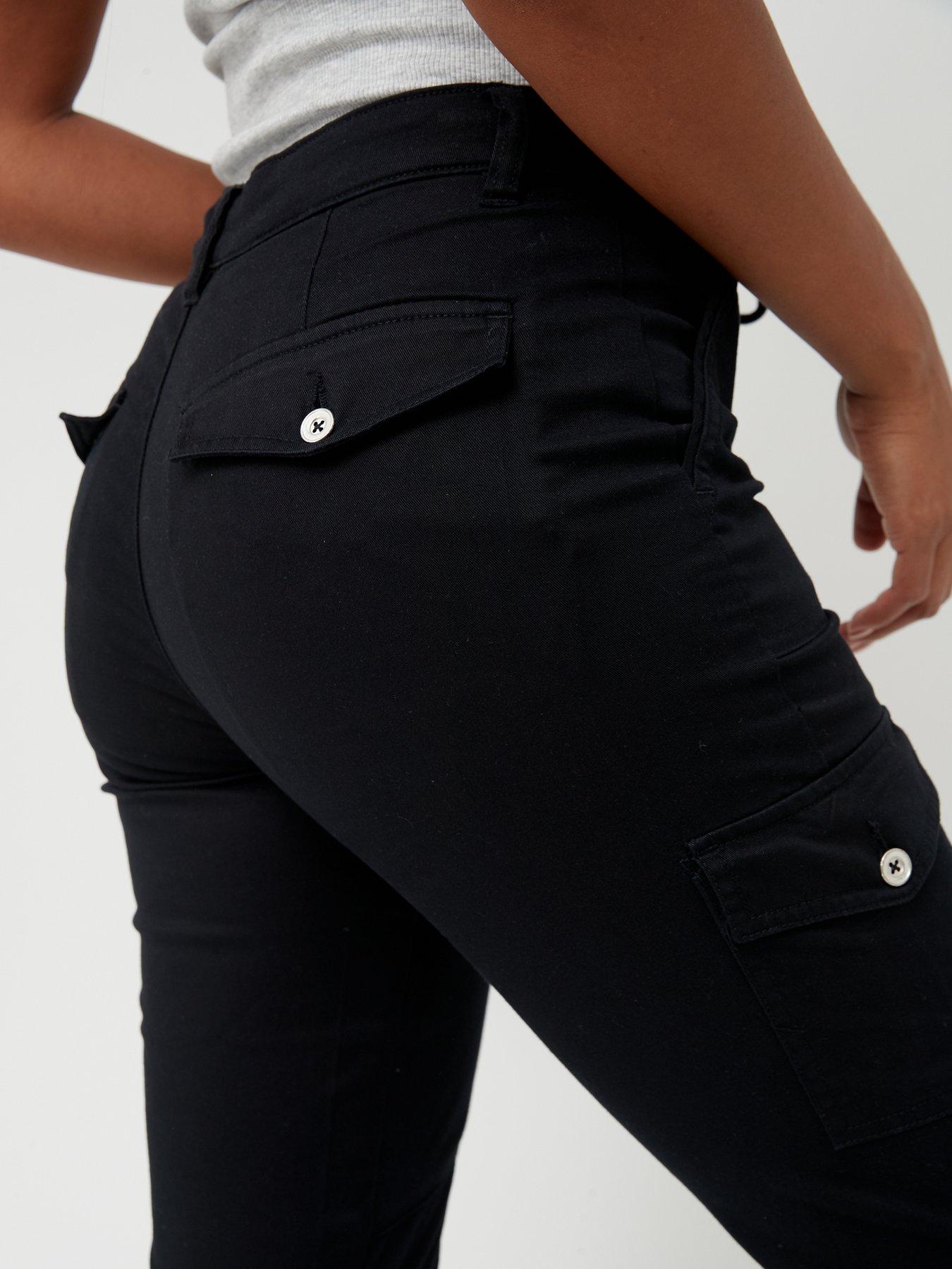 Image 4 of 6 of The Very Collection Cargo Joggers - Black