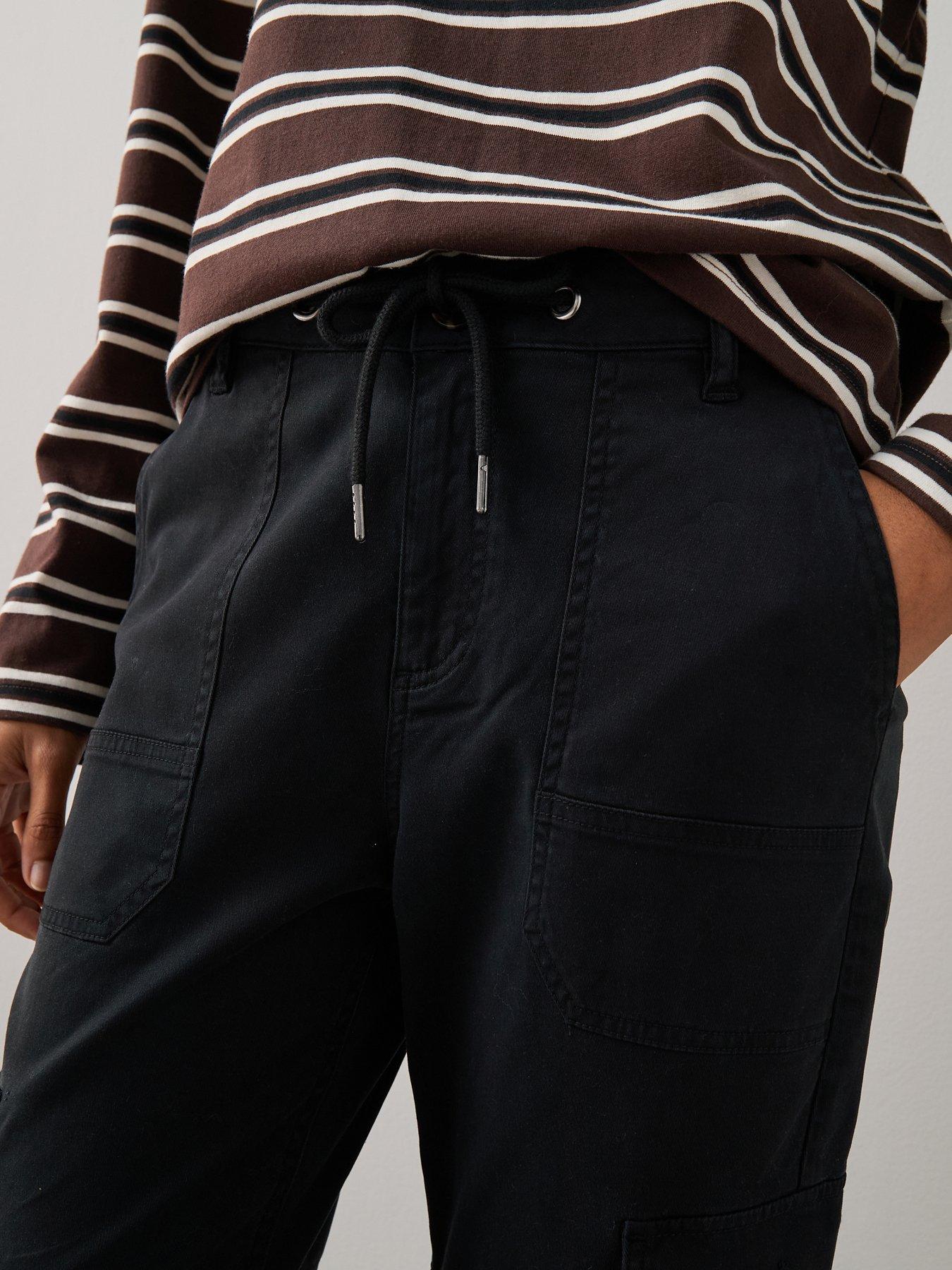 Image 5 of 6 of The Very Collection Cargo Joggers - Black