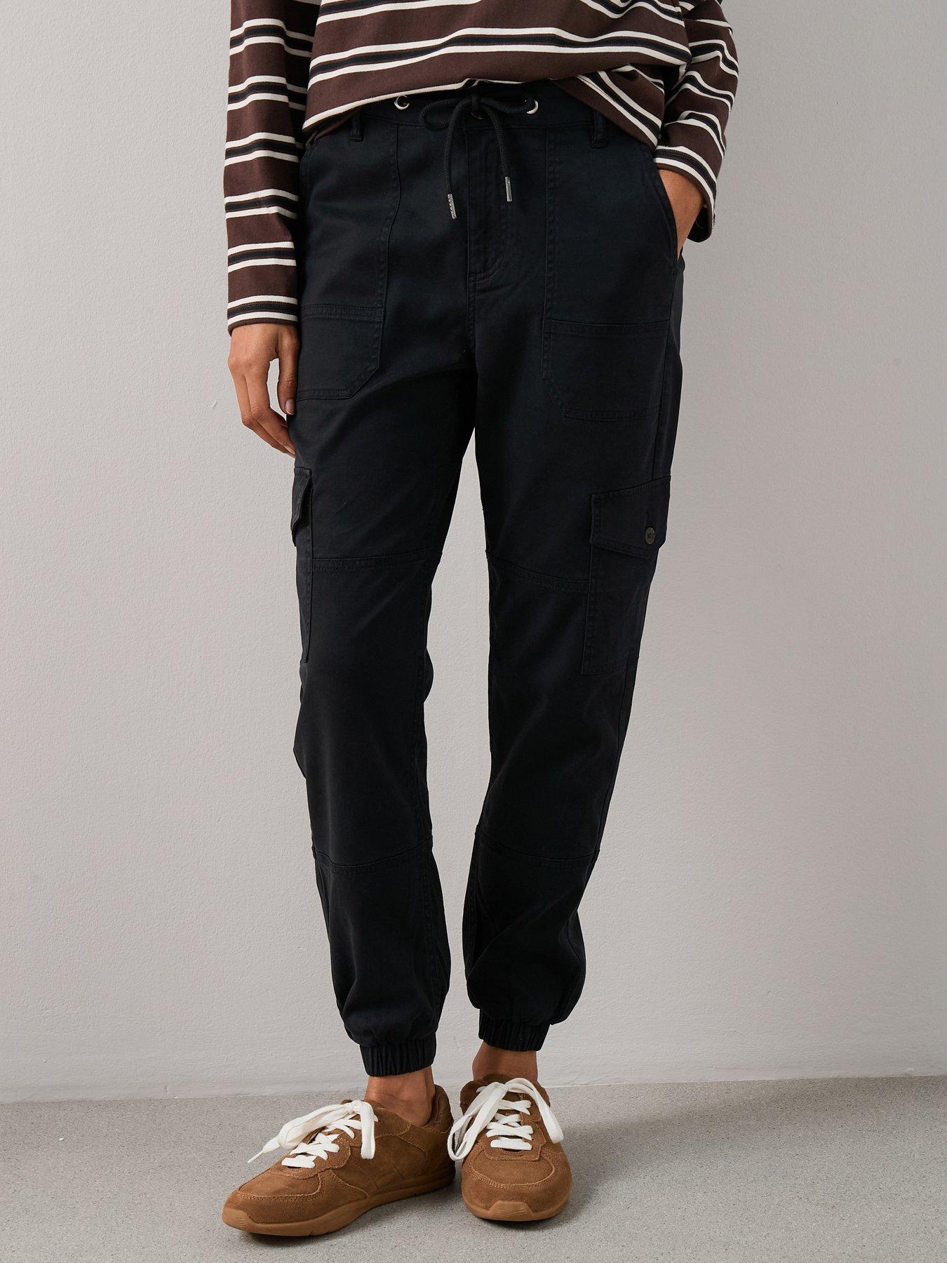 Image 6 of 6 of The Very Collection Cargo Joggers - Black