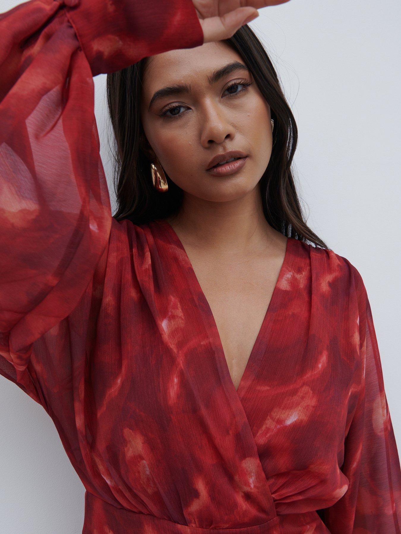 pretty-lavish-floral-batwing-midaxi-dress-dark-redback