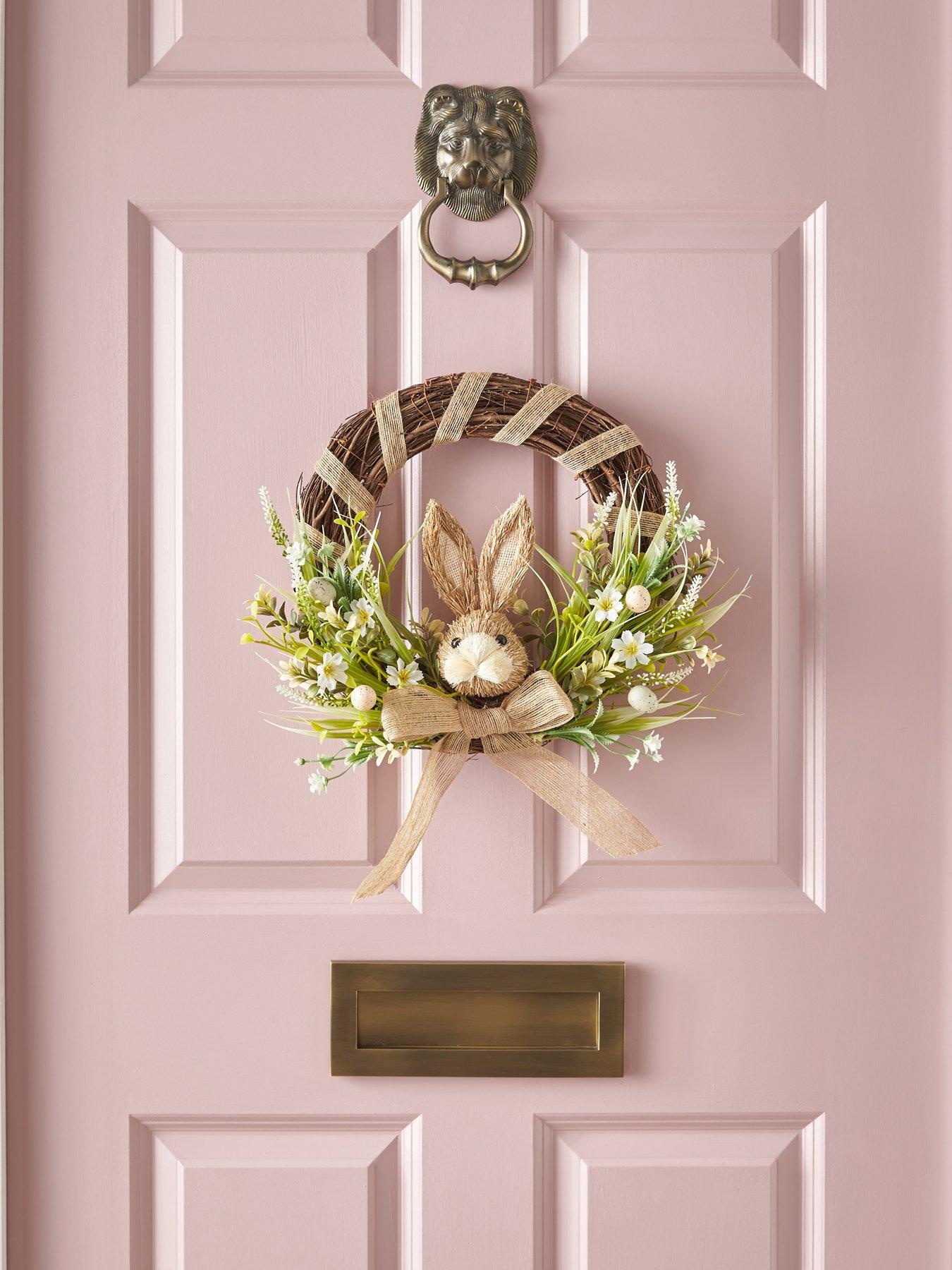 the-very-collection-bristle-rabbit-easter-wreath