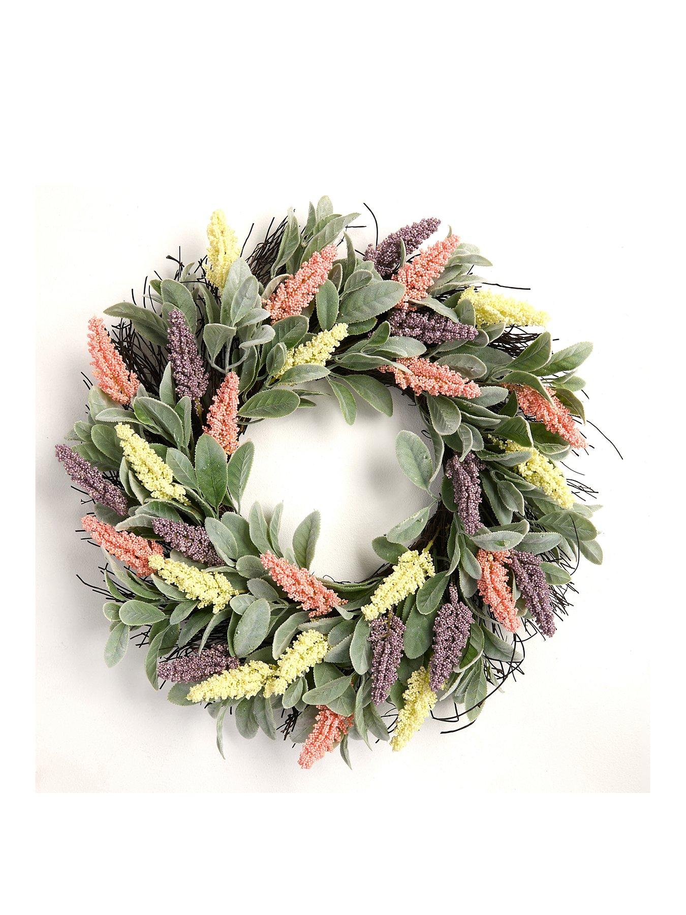 the-very-collection-lambs-ear-spring-wreath-61cmstillFront