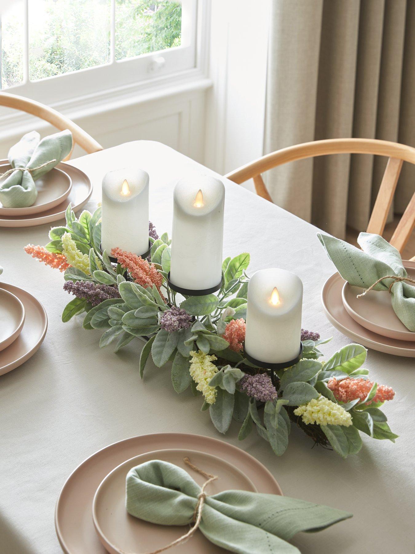 undefined Lambs Ear Spring Table Centre