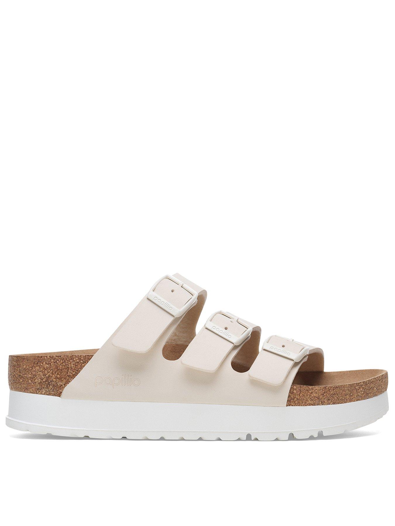 Birkenstock Florida Iii Flex Birko-flor Platform Sandal - Cream