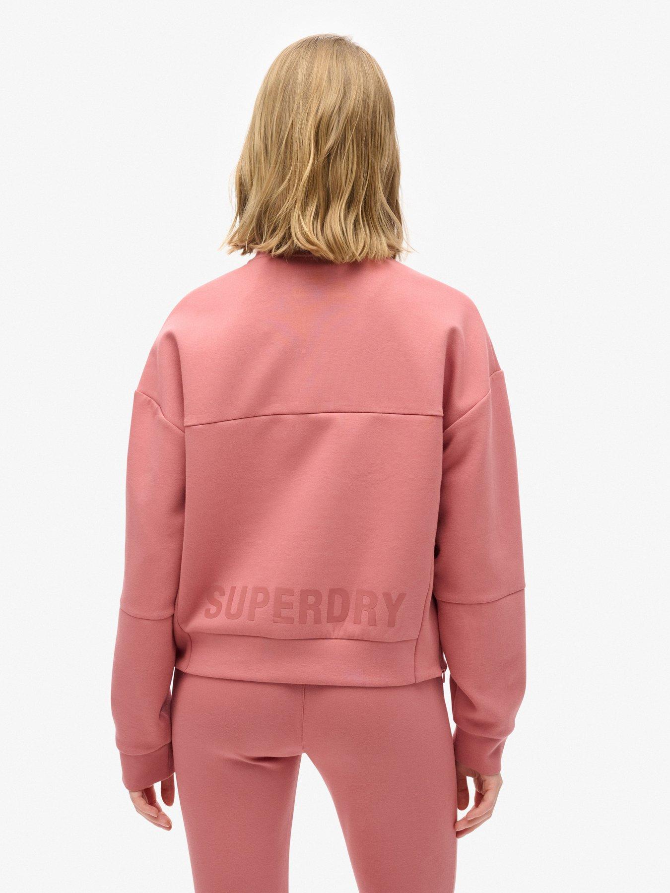 superdry-sport-tech-relaxed-half-zip-pinkstillFront