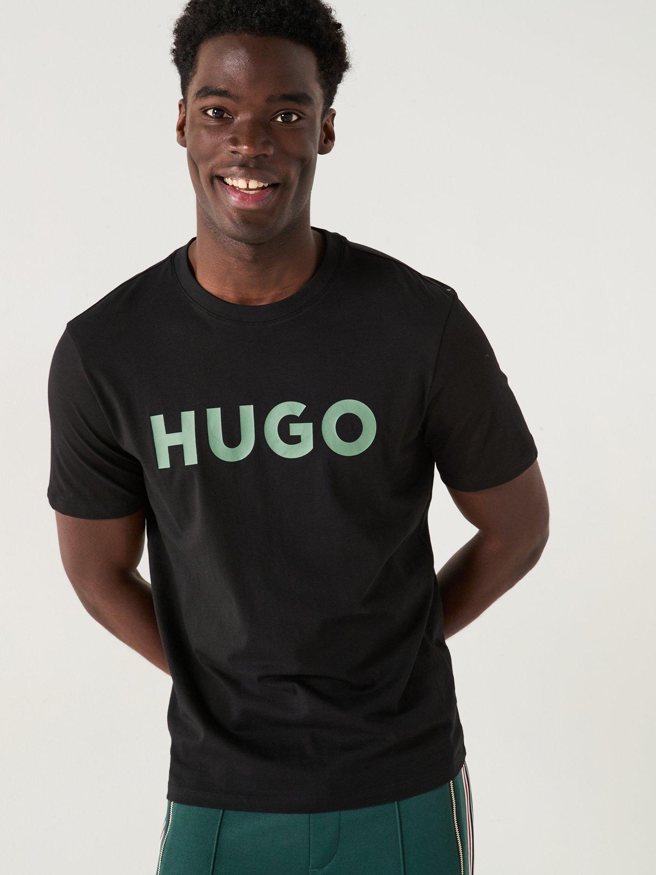 hugo-dulivio-large-logo-t-shirt-black
