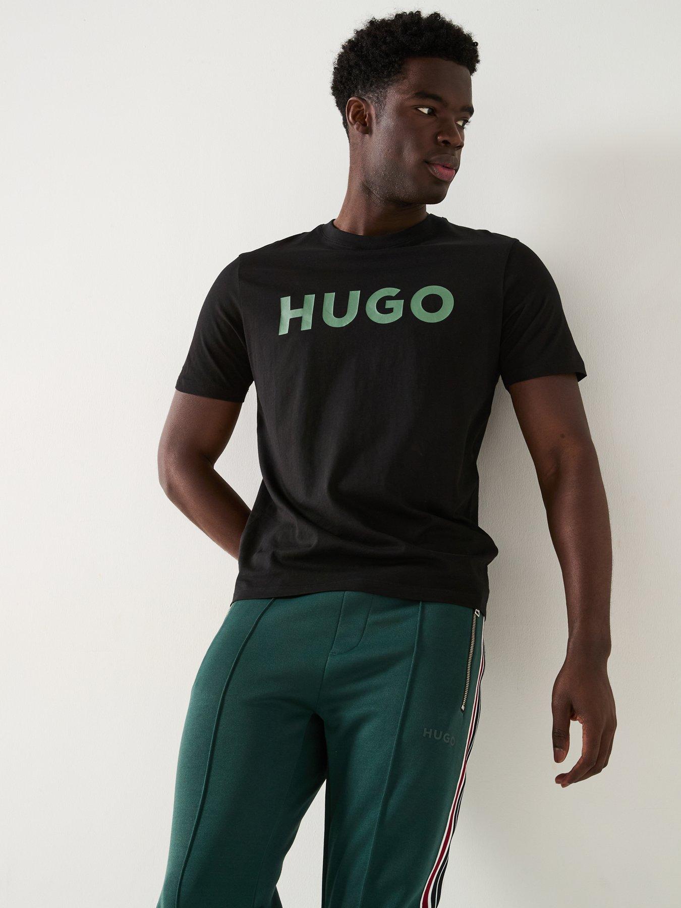 Image 5 of 5 of HUGO Dulivio Large Logo T-Shirt - Black