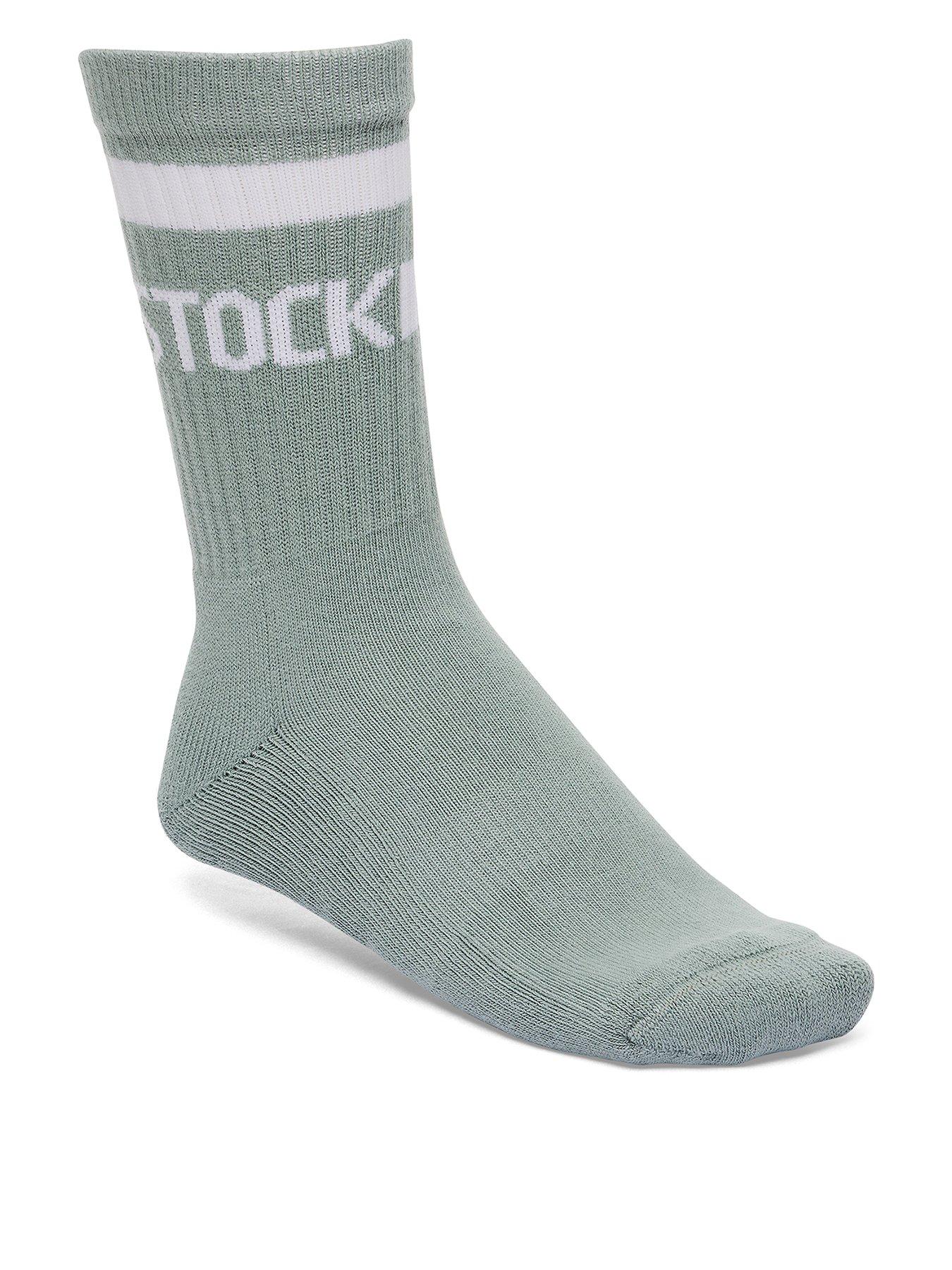 birkenstock-cotton-crew-stripe-sock-green