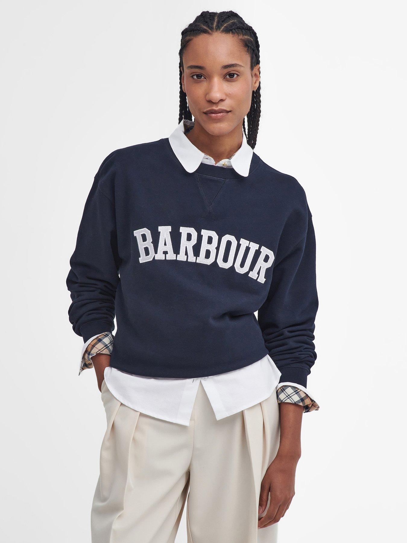 Image 1 of 6 of Barbour Northumberland Sweatshirt - Navy