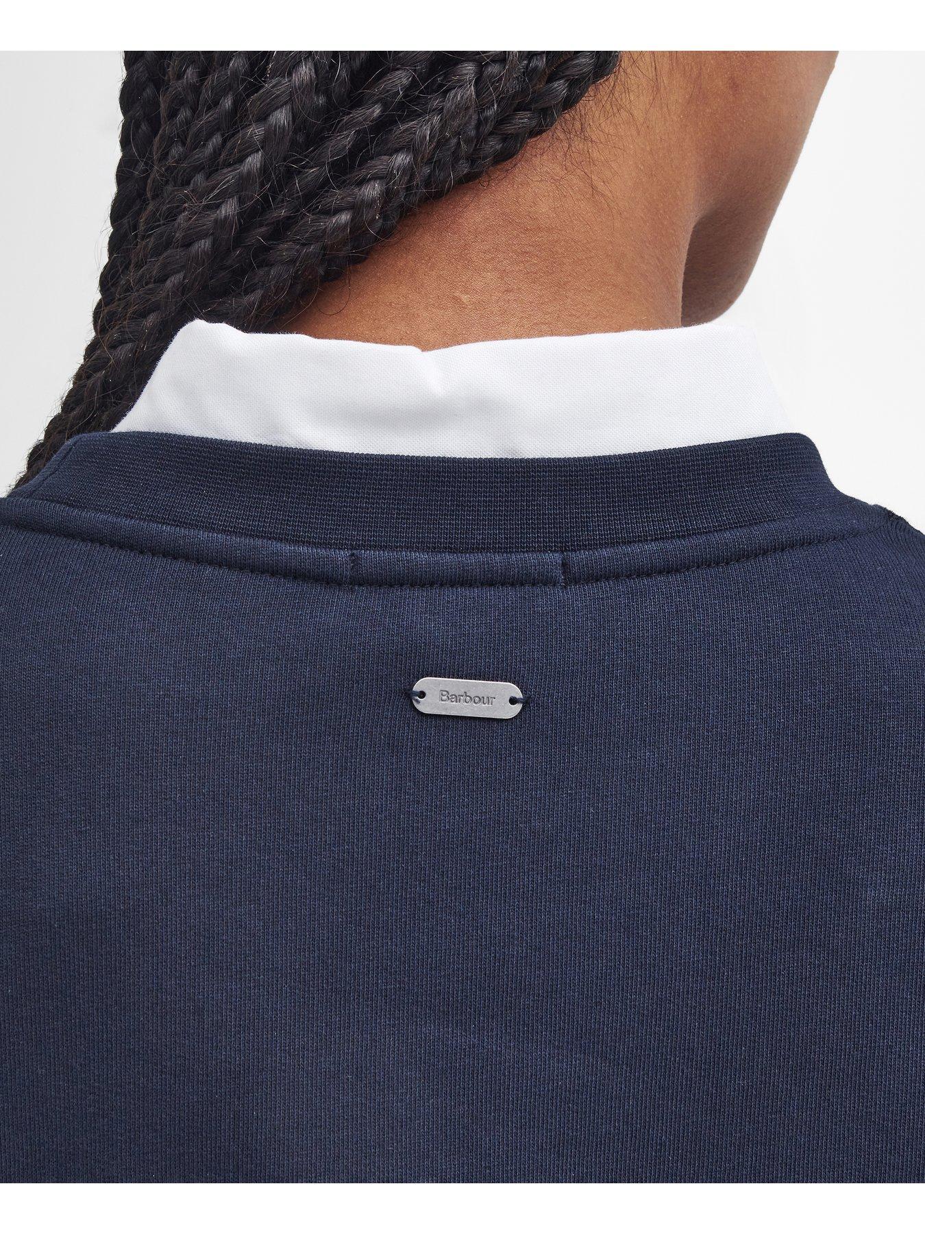 Image 4 of 6 of Barbour Northumberland Sweatshirt - Navy