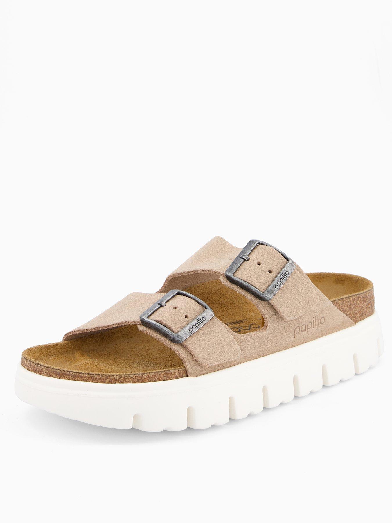 Birkenstock Arizona Chunky Suede Sandal - Sand