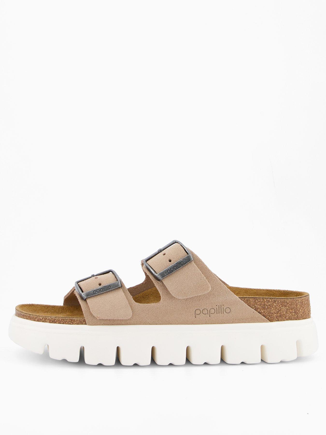 Image 2 of 5 of Birkenstock Arizona Chunky Suede Sandal - Sand