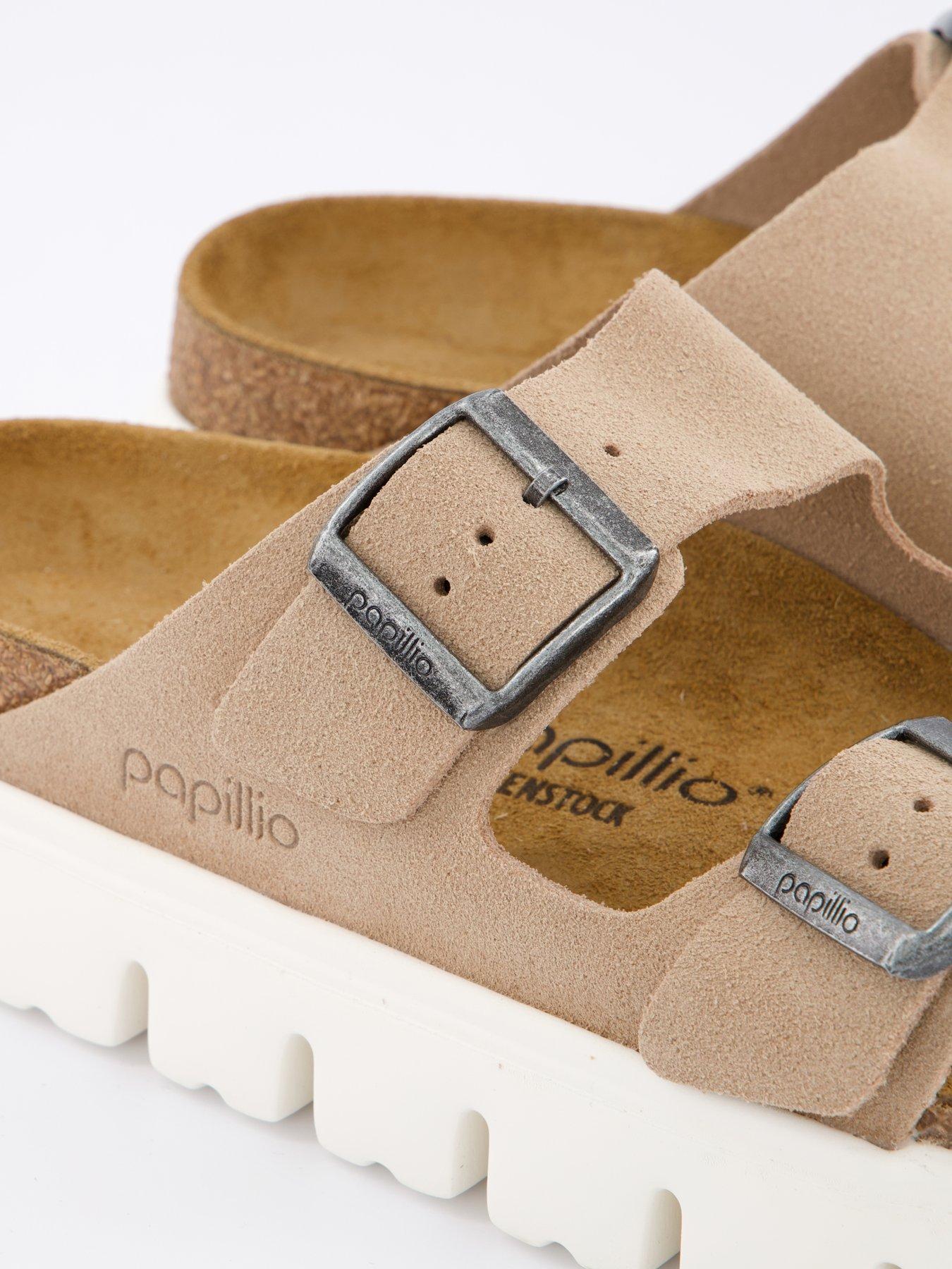 Image 5 of 5 of Birkenstock Arizona Chunky Suede Sandal - Sand