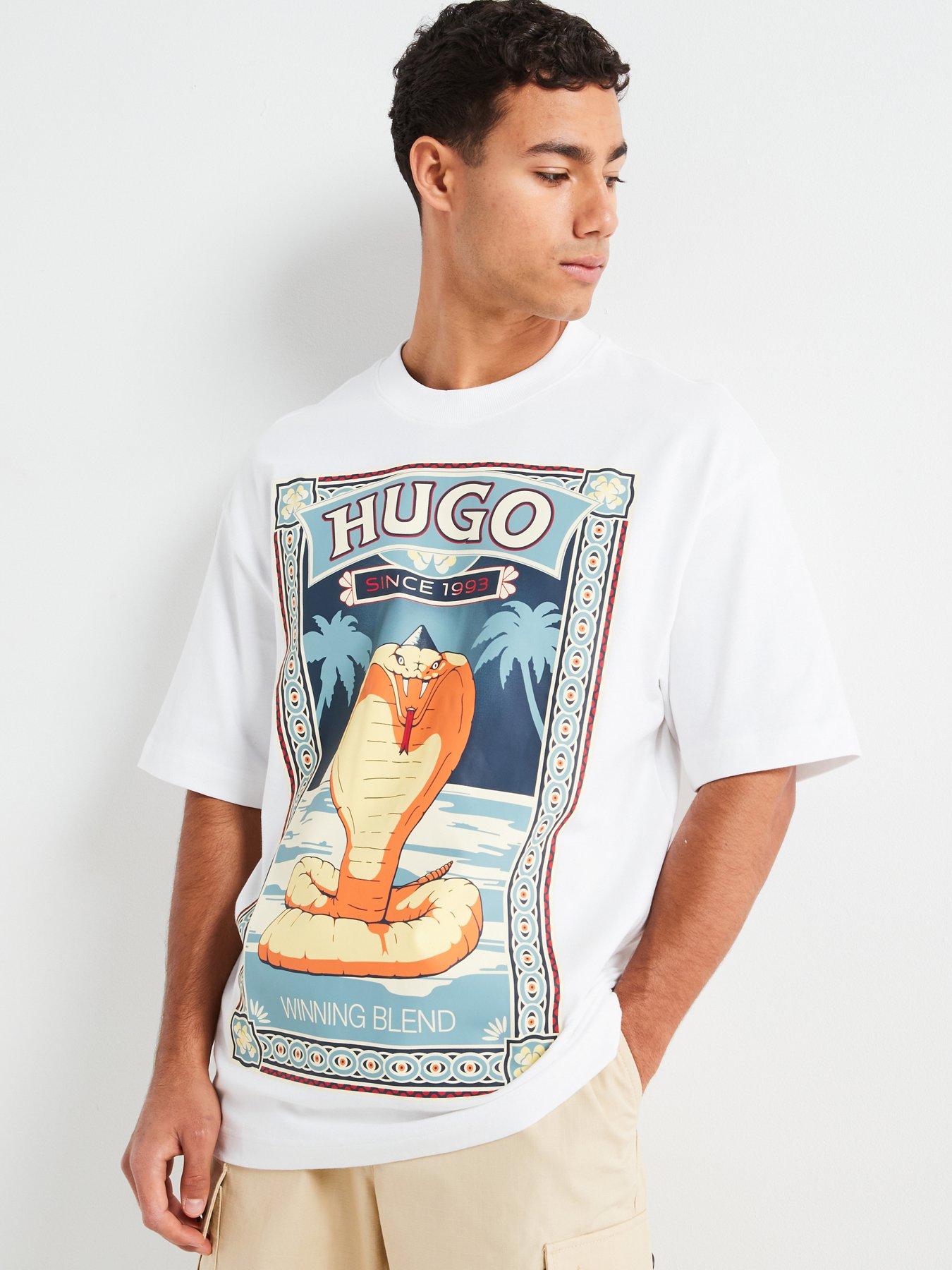 hugo-dicobri-oversize-fit-cobra-print-t-shirt-white