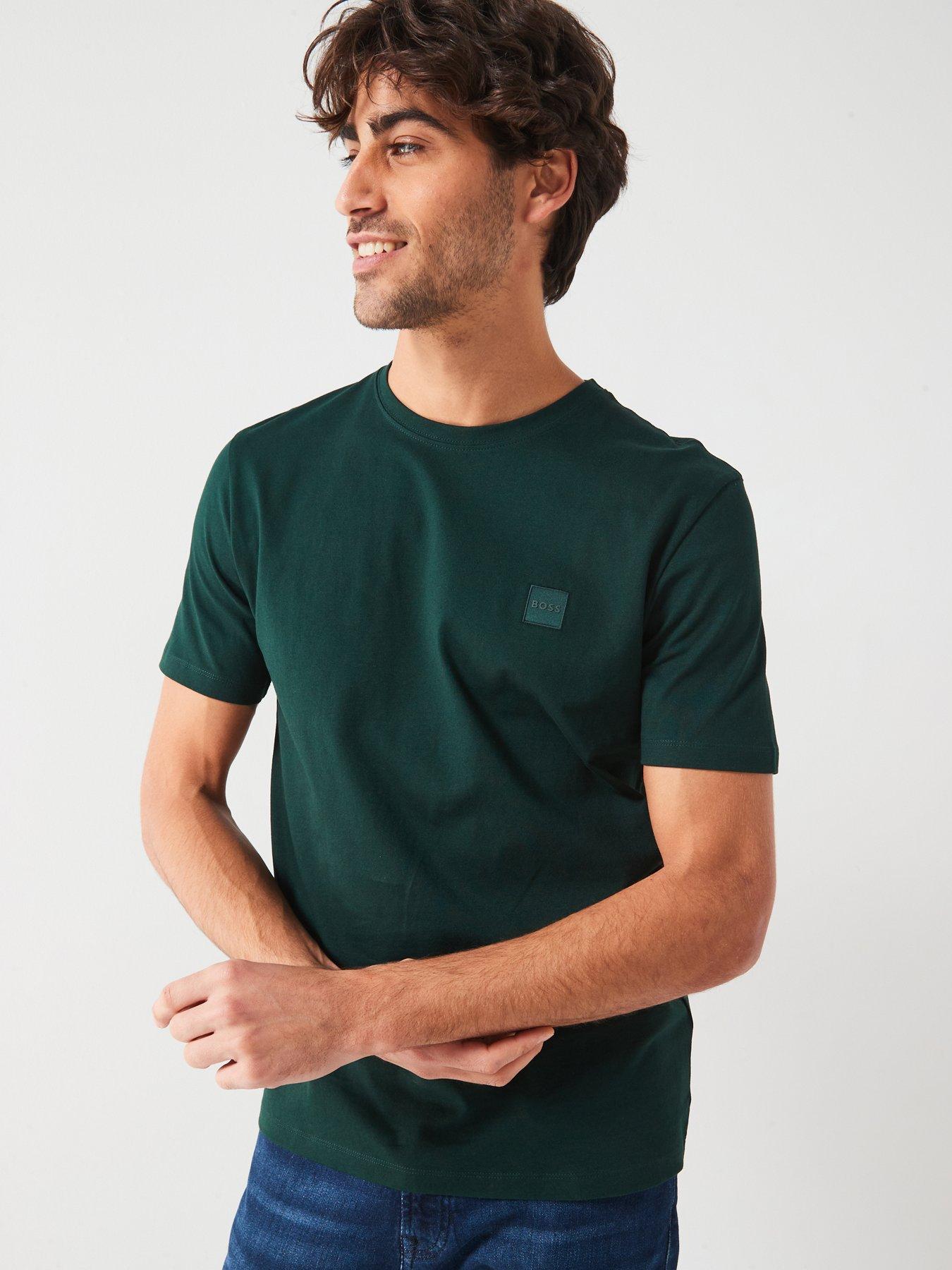 boss-tales-relaxed-fit-tonal-patch-logo-t-shirt-dark-greendetail