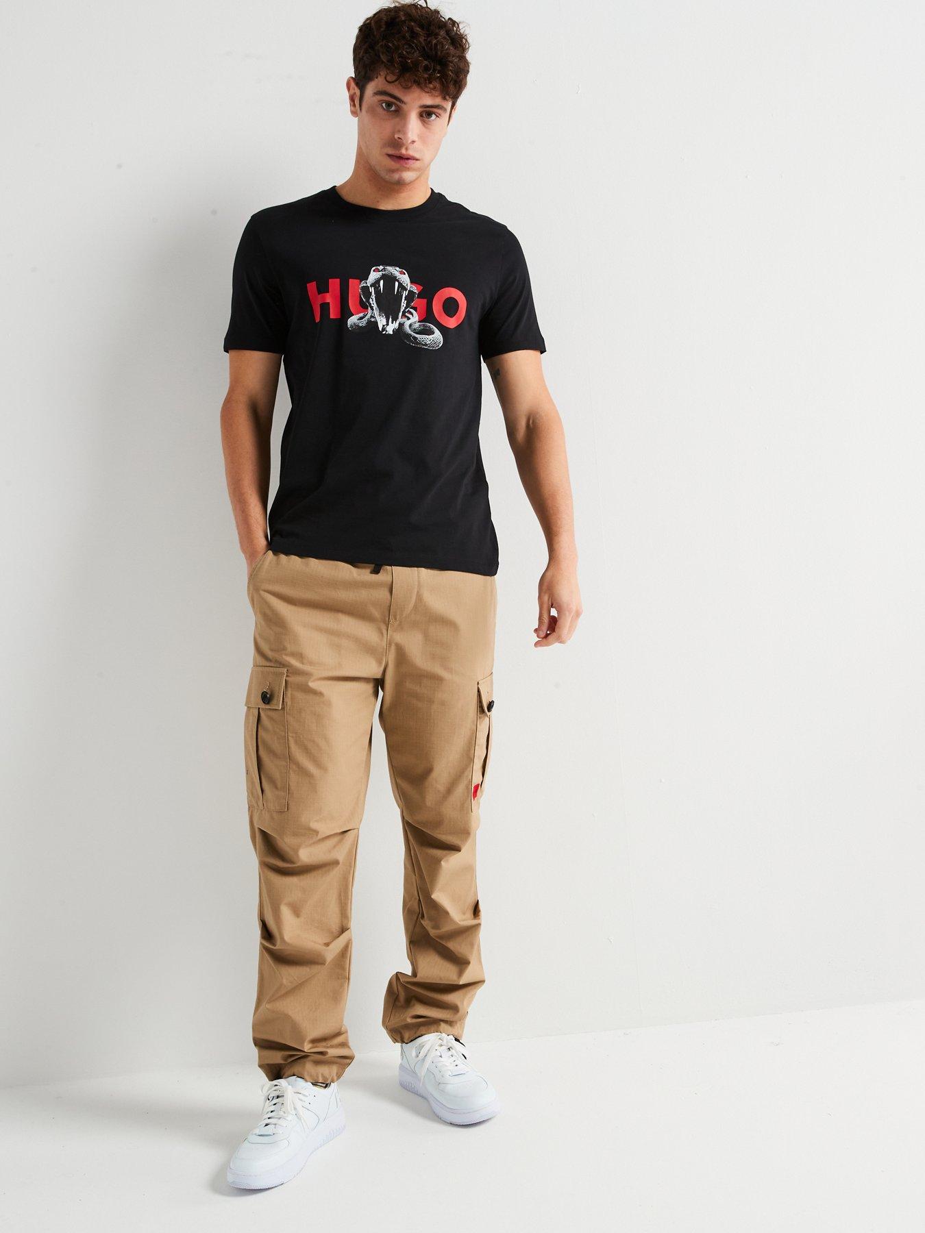 hugo-deyladec-regular-fit-snake-logo-t-shirt-blackback